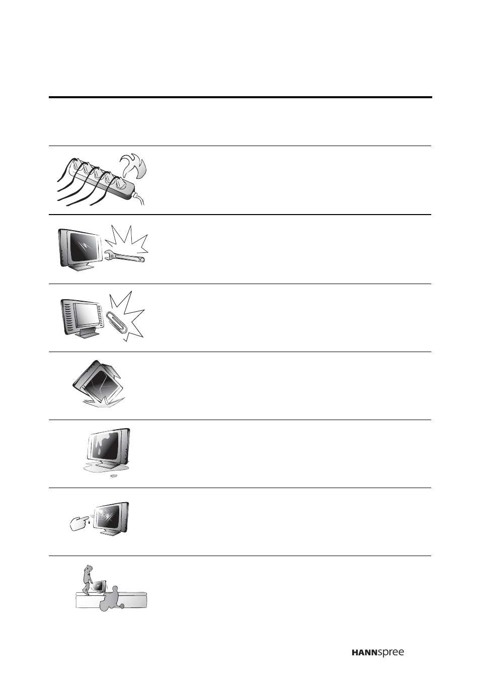 HANNspree LIQUID CRYSTAL DISPLAY WT04-12A1 User Manual | Page 12 / 60