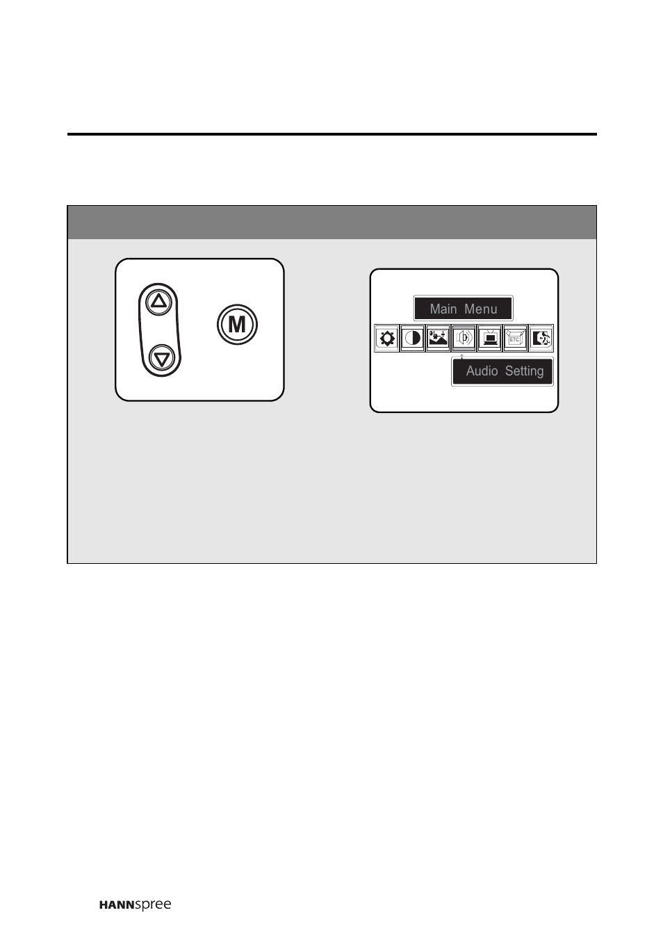 Audio setting | HANNspree LIQUID CRYSTAL DISPLAY WT04-12A1 User Manual | Page 37 / 60