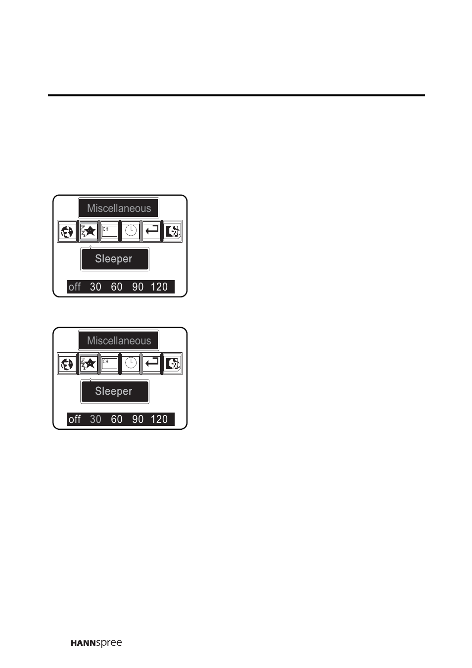 Sleep timer | HANNspree LIQUID CRYSTAL DISPLAY WT04-12A1 User Manual | Page 51 / 60