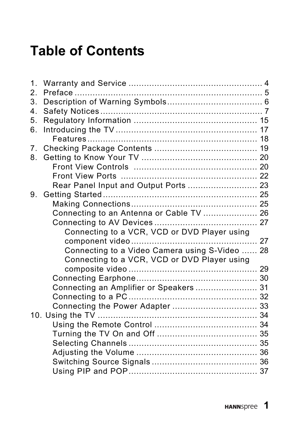 HANNspree LT13-23A1 User Manual | Page 2 / 81