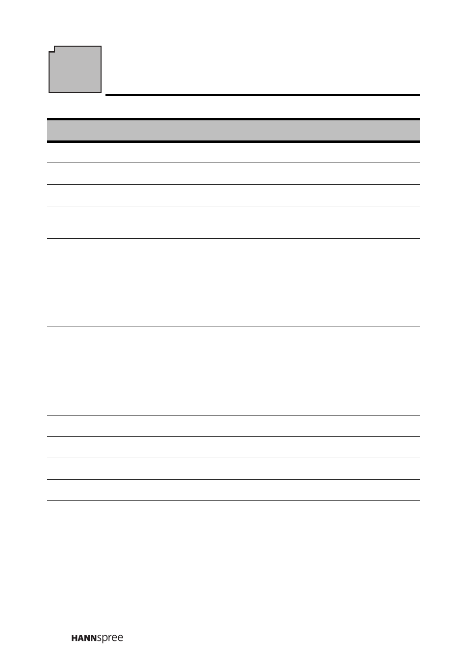 Specifications, 6specifications | HANNspree MAK-000050 User Manual | Page 95 / 101