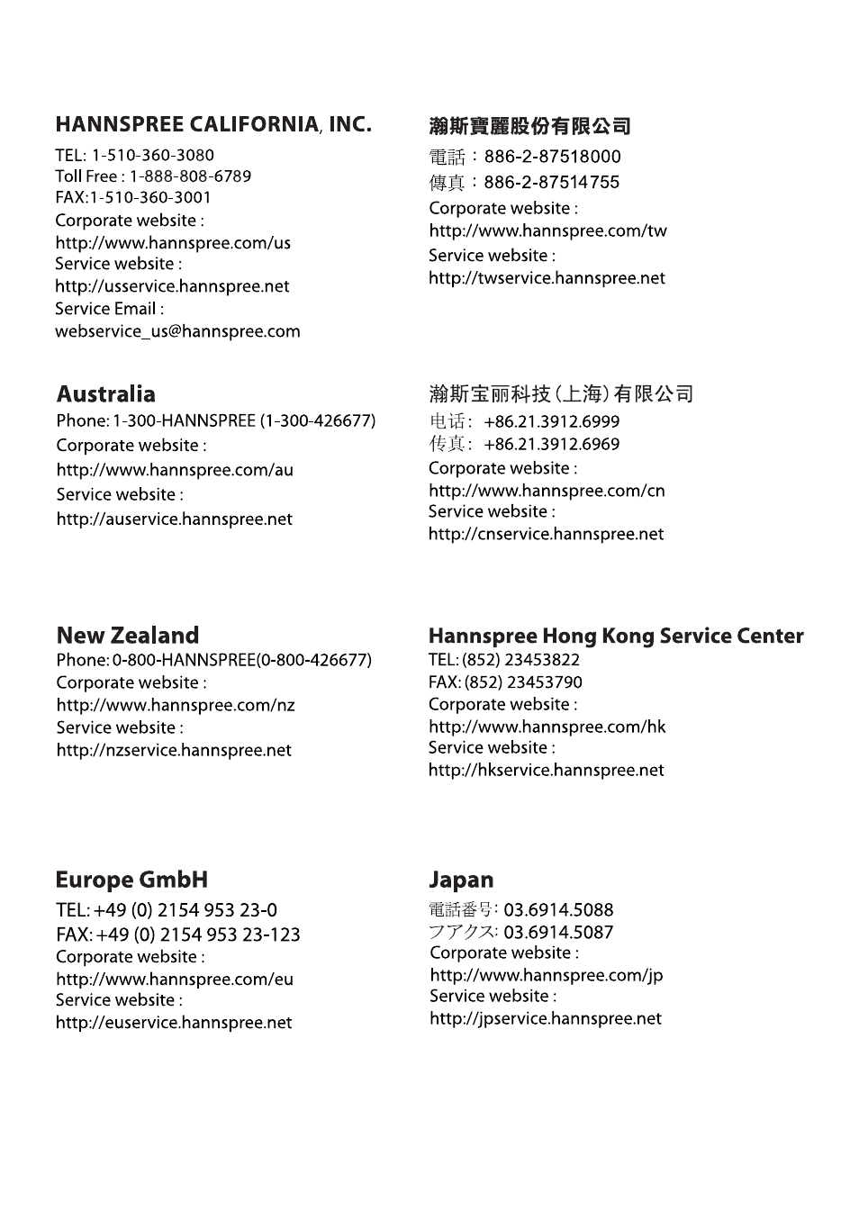 HANNspree MAK-000050 User Manual | Page 98 / 101