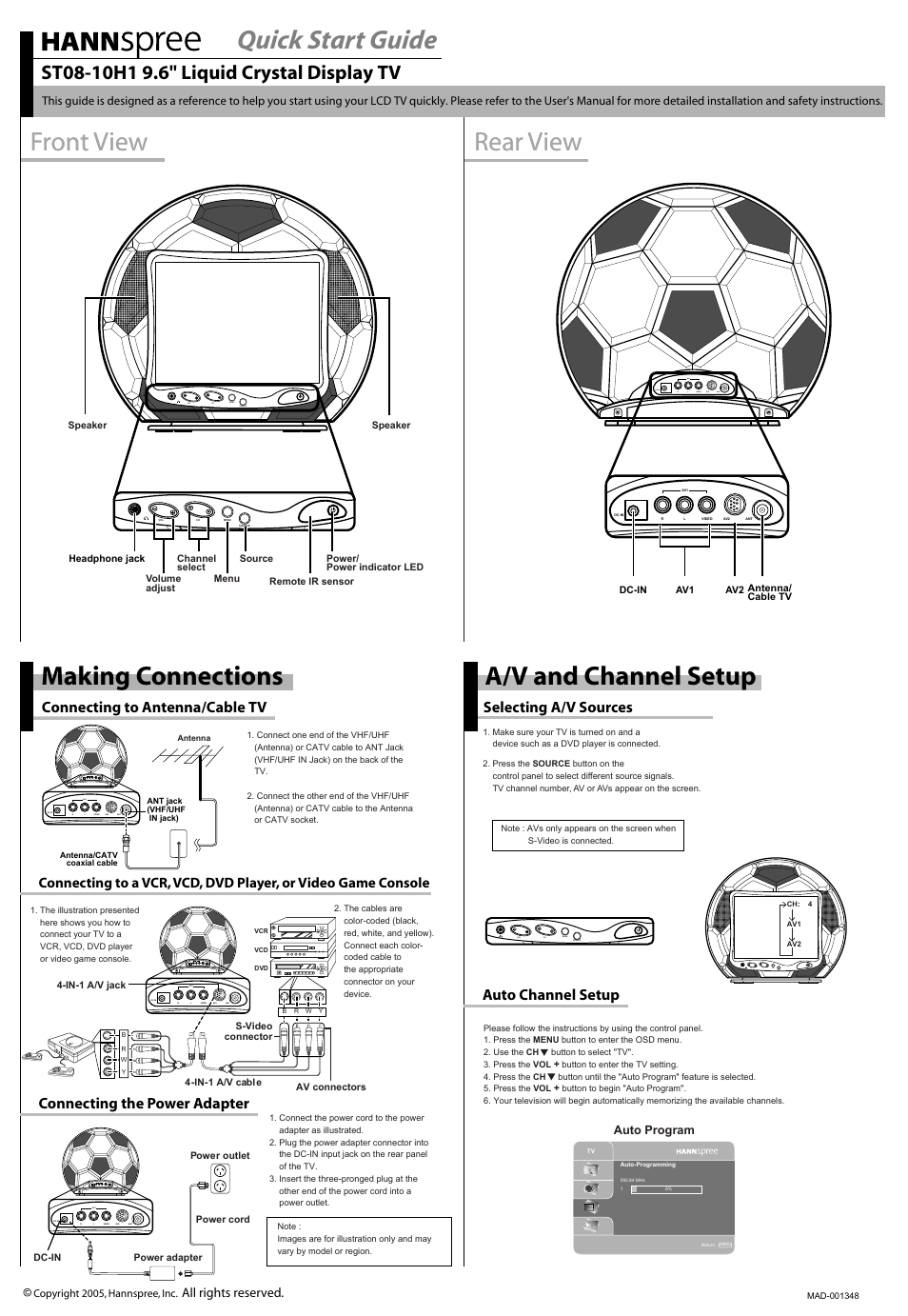 HANNspree ST08-10H1 User Manual | 1 page