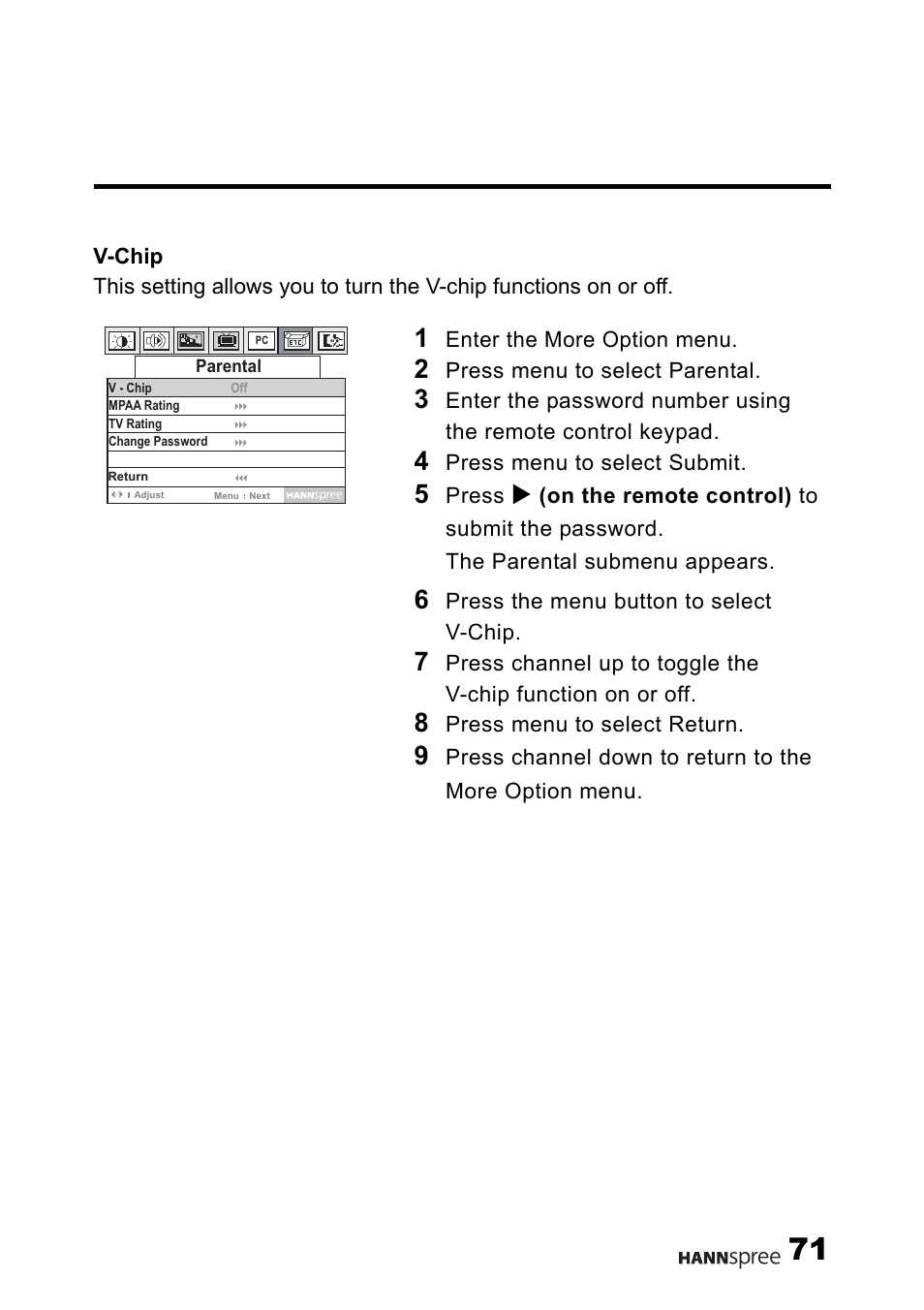 HANNspree LT0B-15U1-000 User Manual | Page 72 / 85