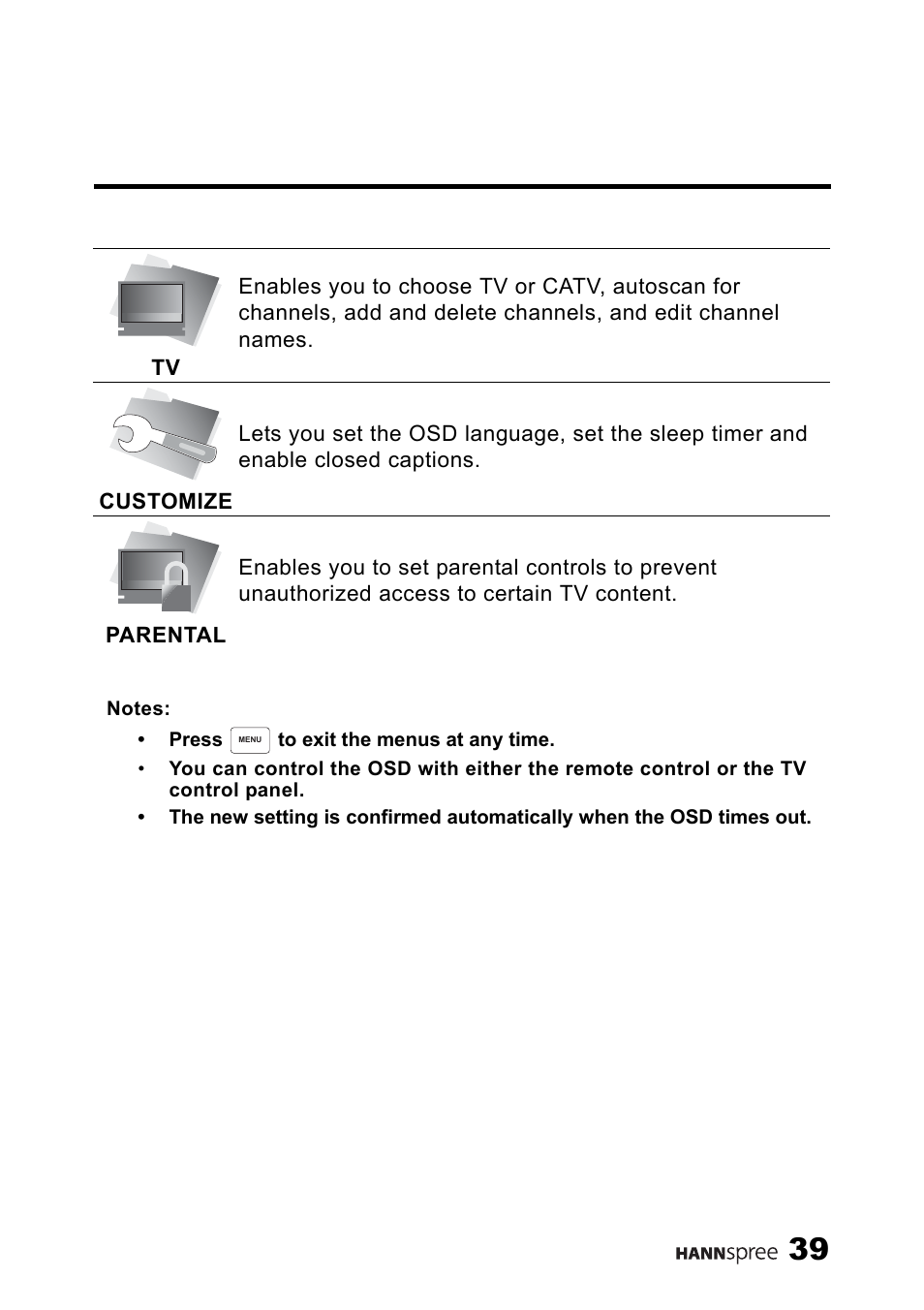 HANNspree MAK-000039 User Manual | Page 40 / 65