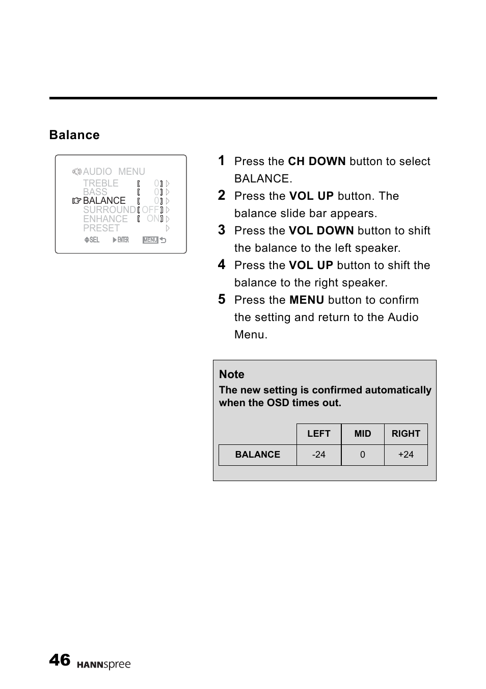 Balance | HANNspree MAK-000011 User Manual | Page 47 / 69