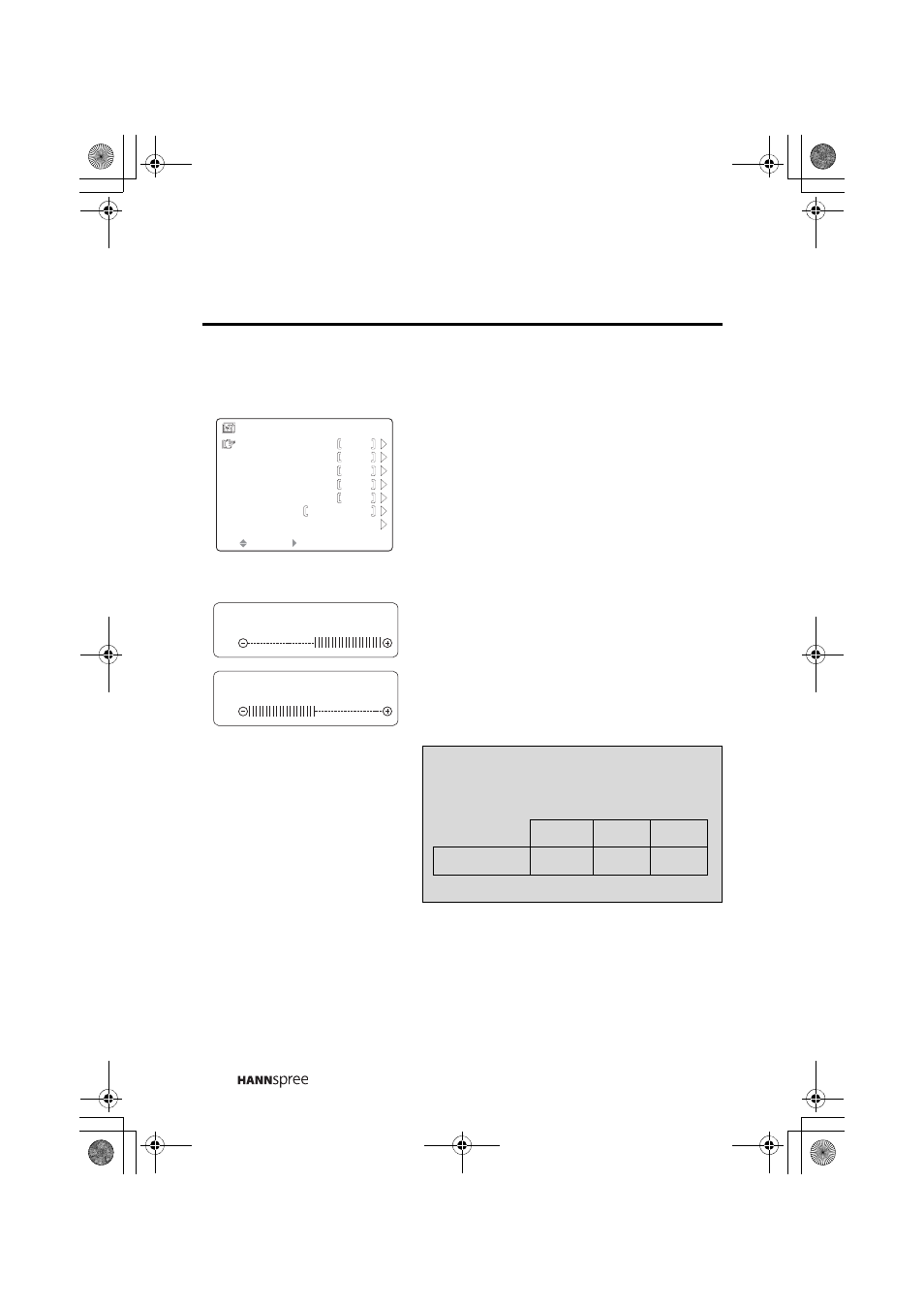 Brightness | HANNspree MAC-001029 ST48-12A1 User Manual | Page 33 / 56