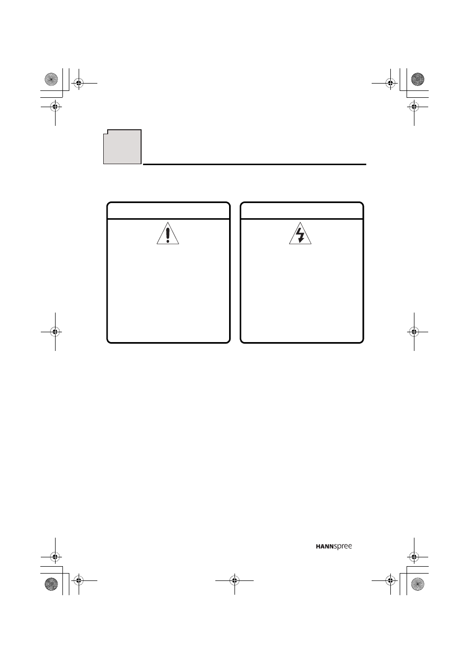 Description of warning symbols | HANNspree MAC-001029 ST48-12A1 User Manual | Page 6 / 56