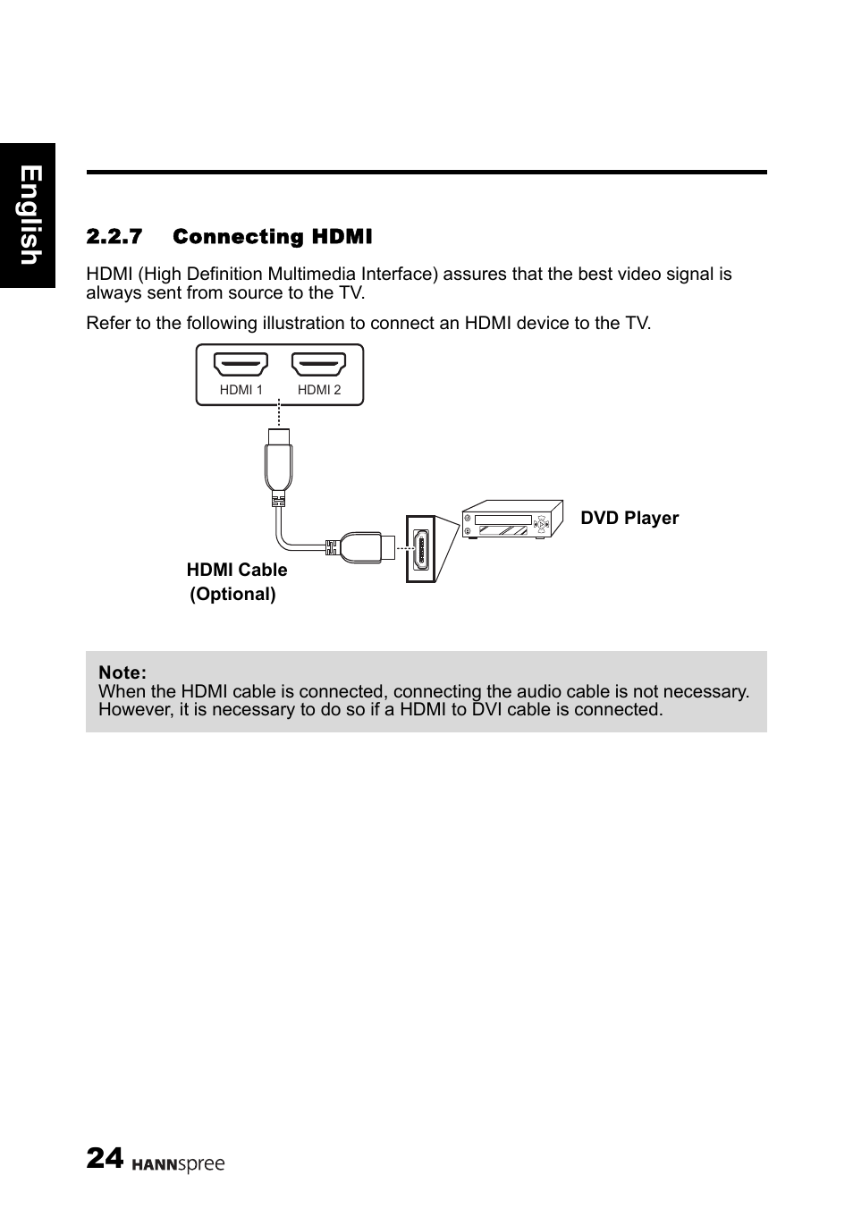 24 engli sh | HANNspree 1506-060B000 User Manual | Page 25 / 51