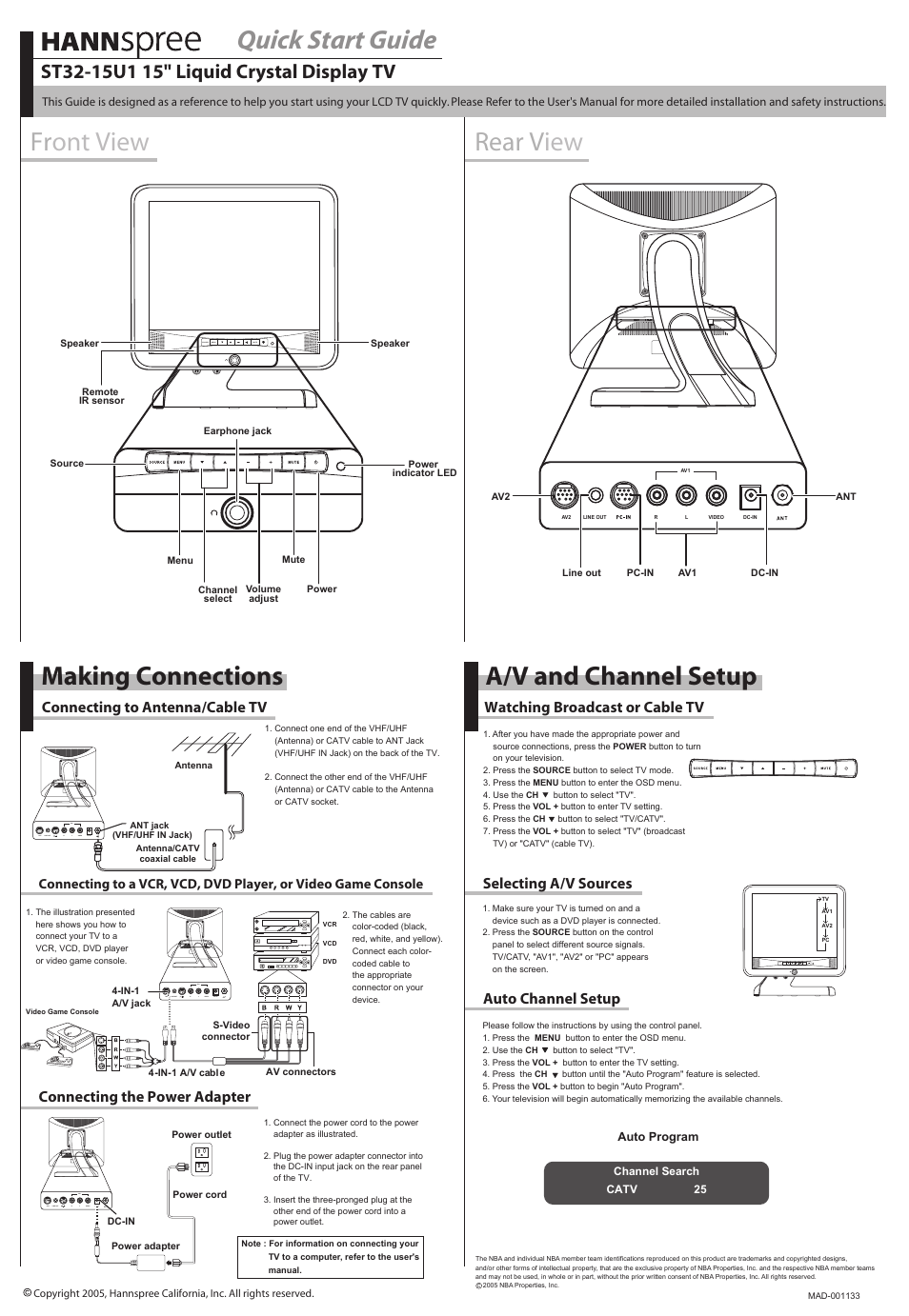 HANNspree ST32-15U1 User Manual | 1 page