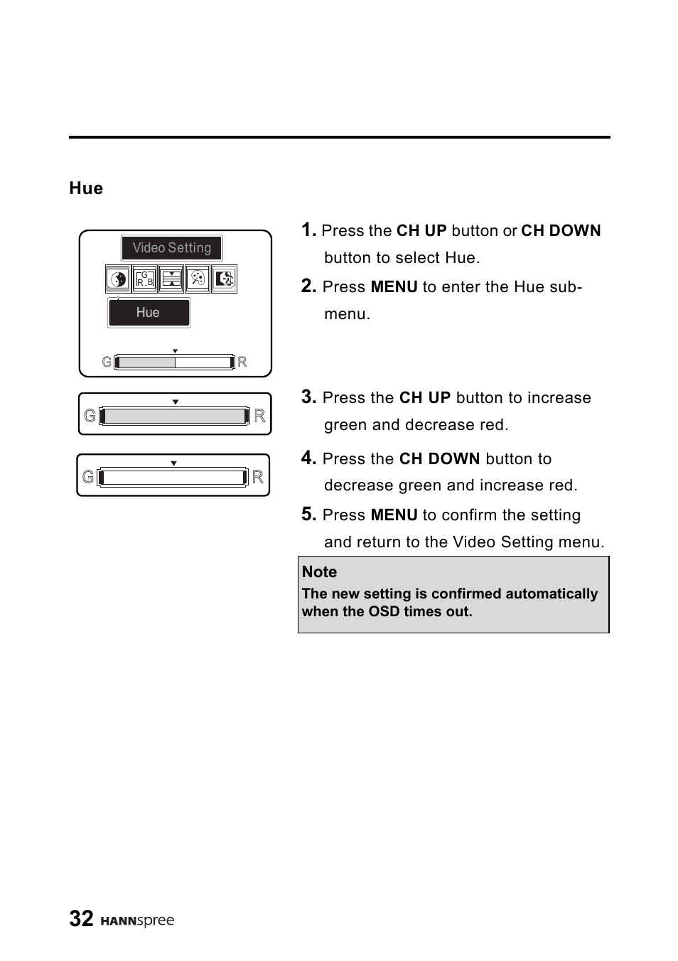 HANNspree 9.6" Liquid Crystal Display LT01-10A1 User Manual | Page 33 / 59
