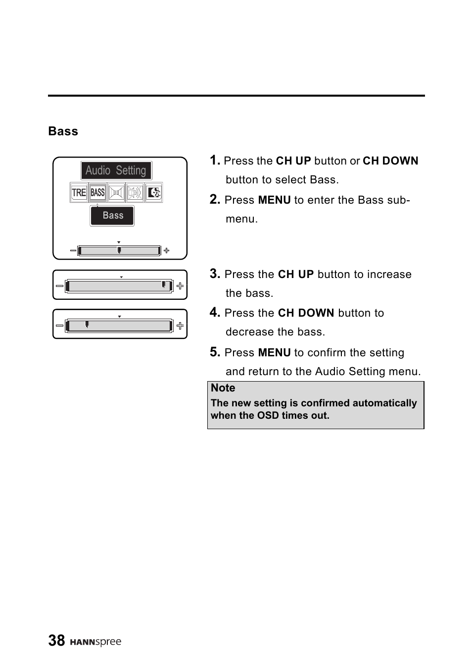 Bass | HANNspree 9.6" Liquid Crystal Display LT01-10A1 User Manual | Page 39 / 59