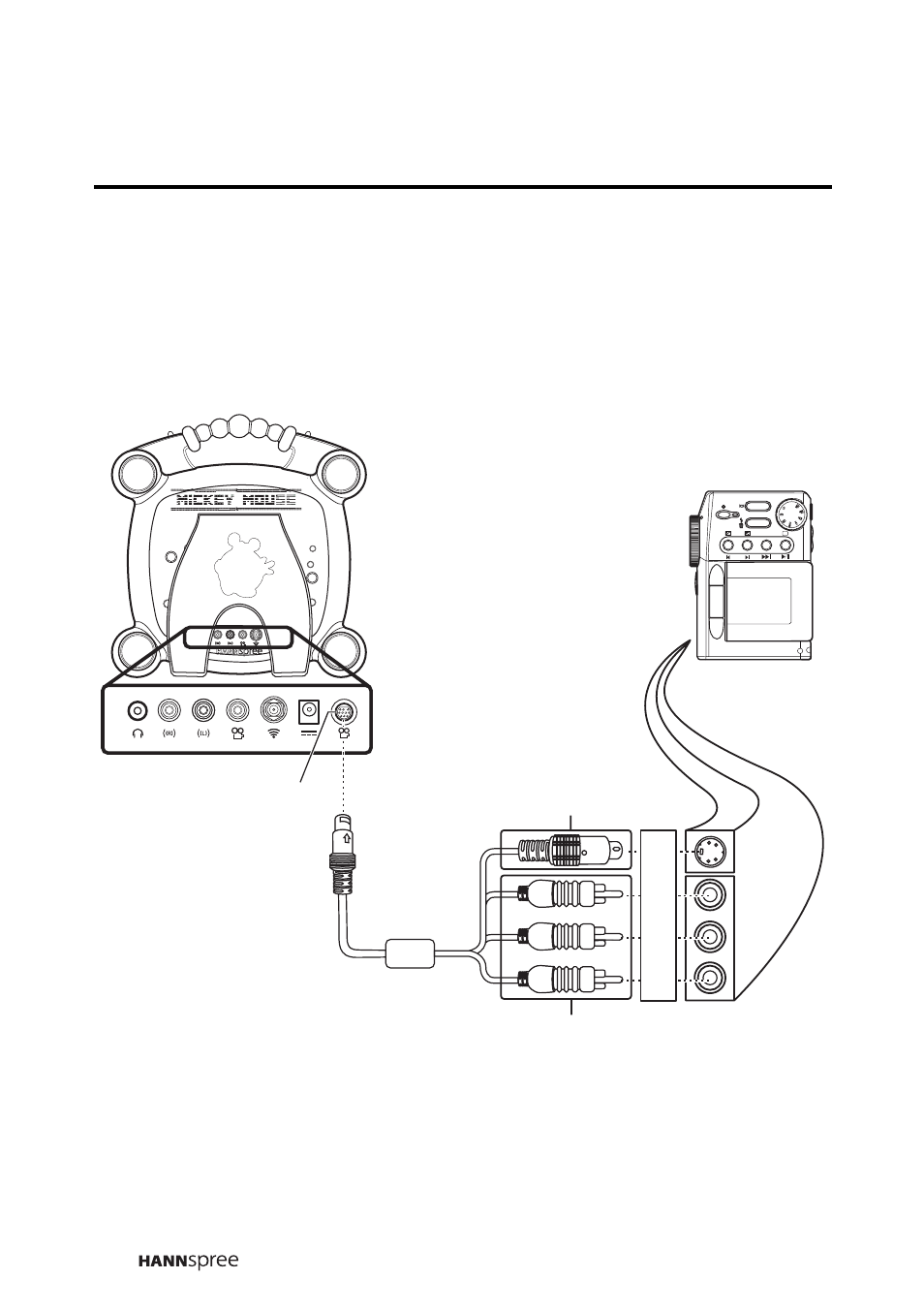 Connecting to a video camera | HANNspree DT0B-10A1 User Manual | Page 23 / 60