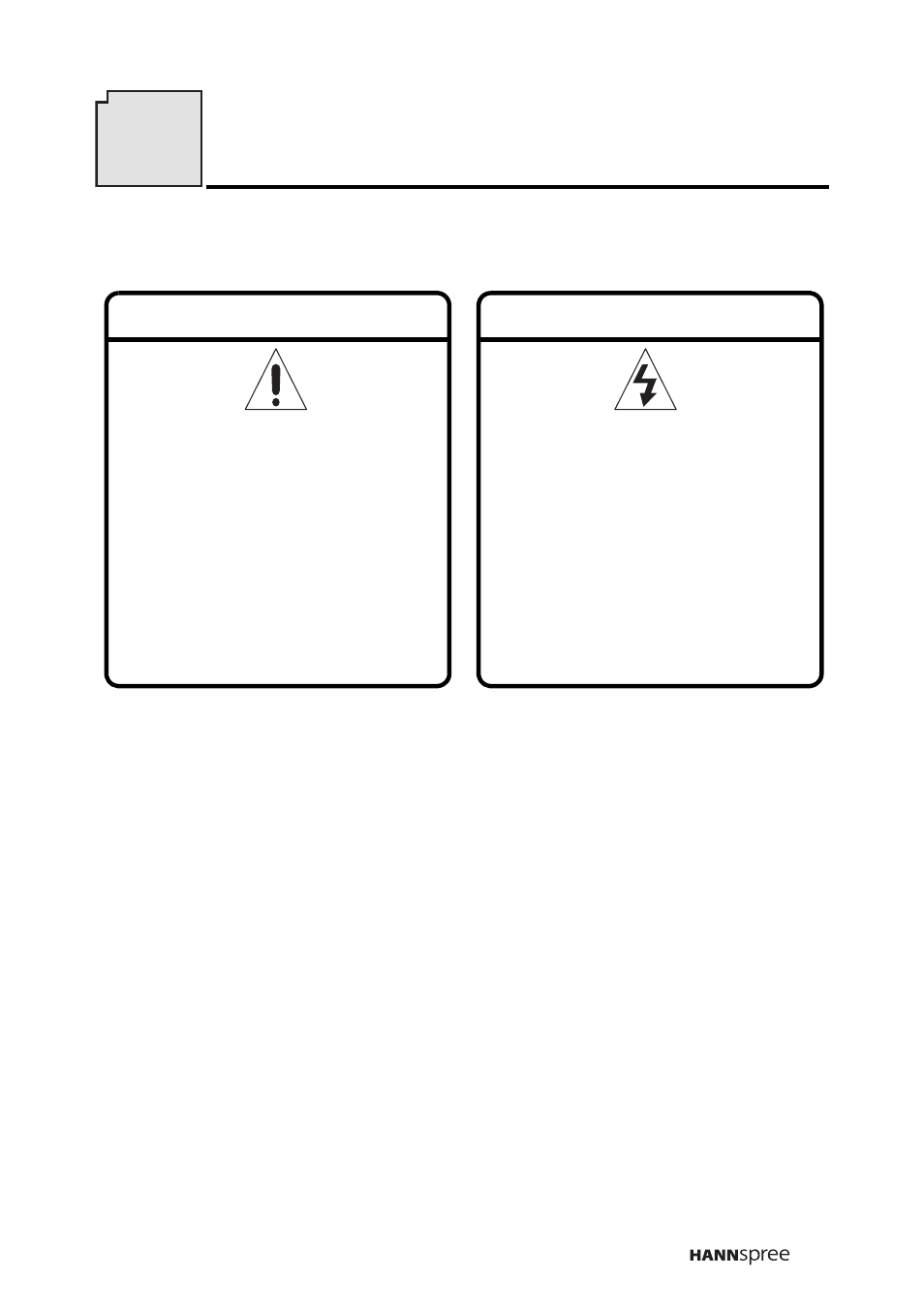 Description of warning symbols | HANNspree DT0B-10A1 User Manual | Page 6 / 60