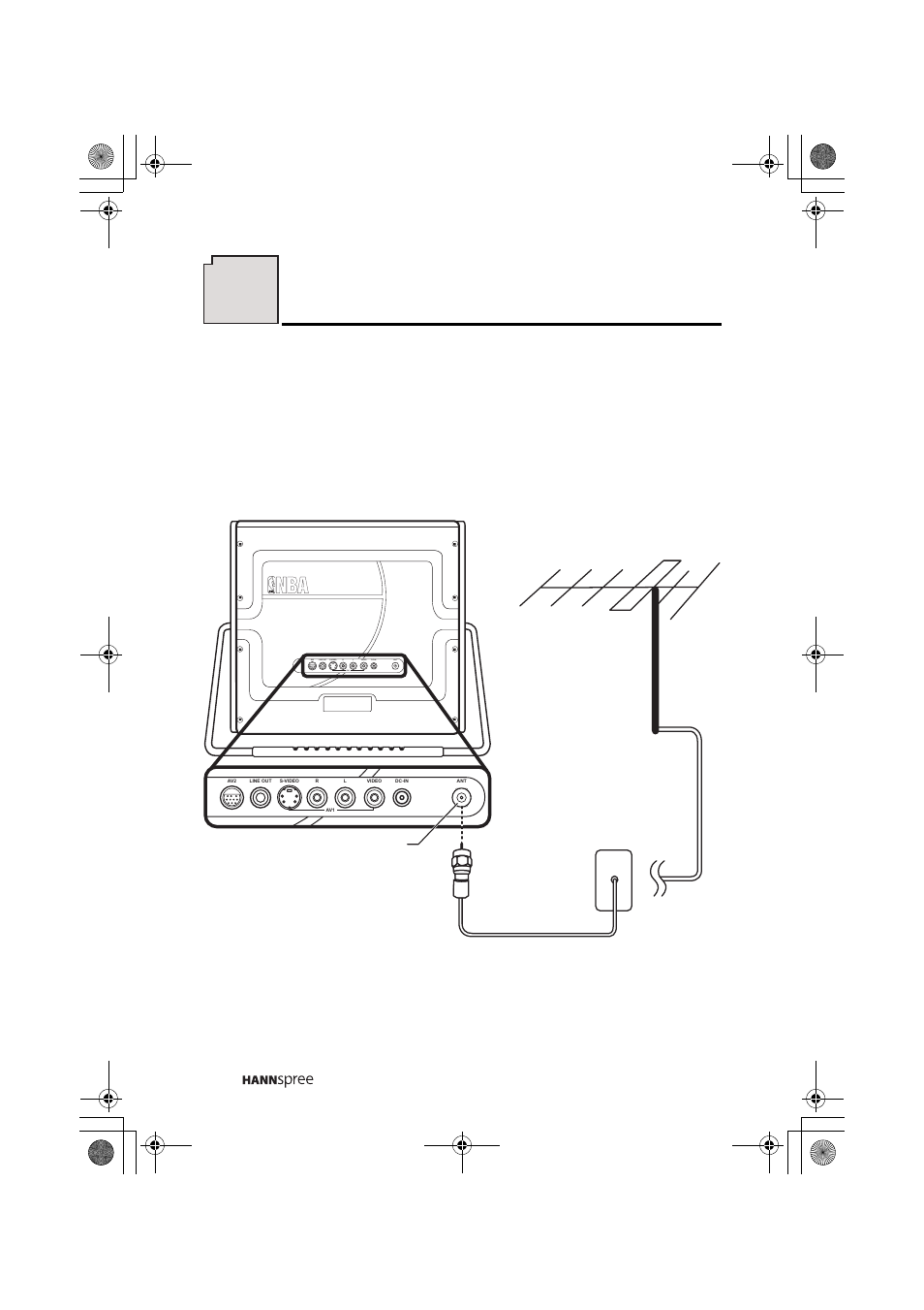 Connecting to an antenna or cable tv, Getting started | HANNspree MAC-001082 ST31-15A1 User Manual | Page 24 / 59
