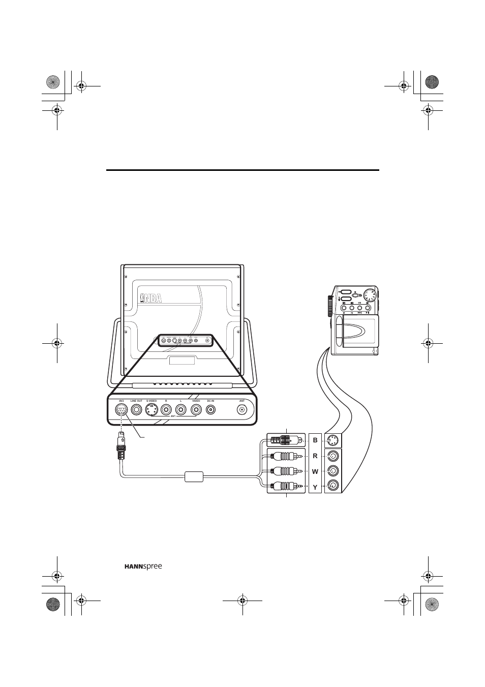 Connecting to a video camera | HANNspree MAC-001082 ST31-15A1 User Manual | Page 26 / 59