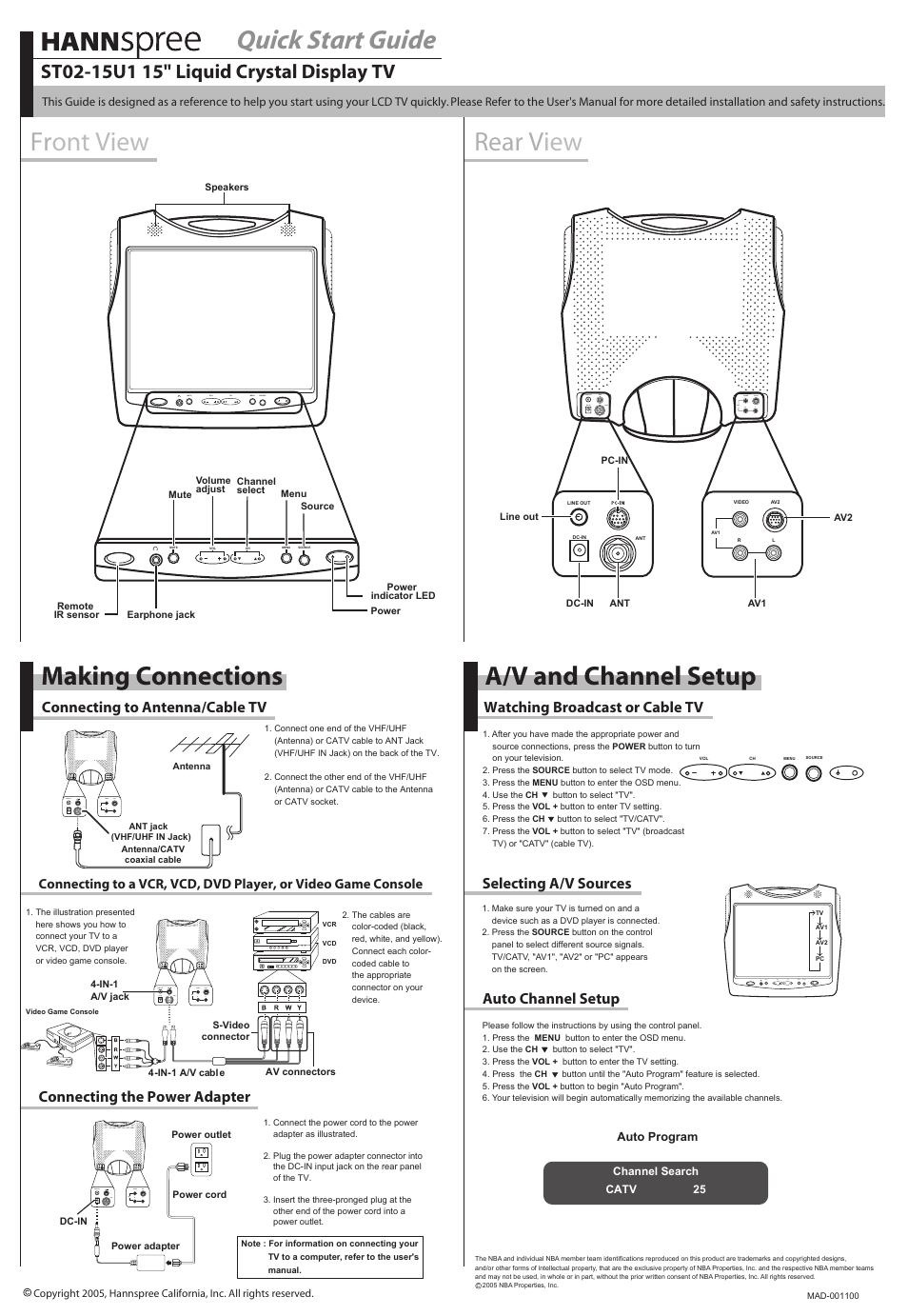 HANNspree ST02-15U1 User Manual | 1 page