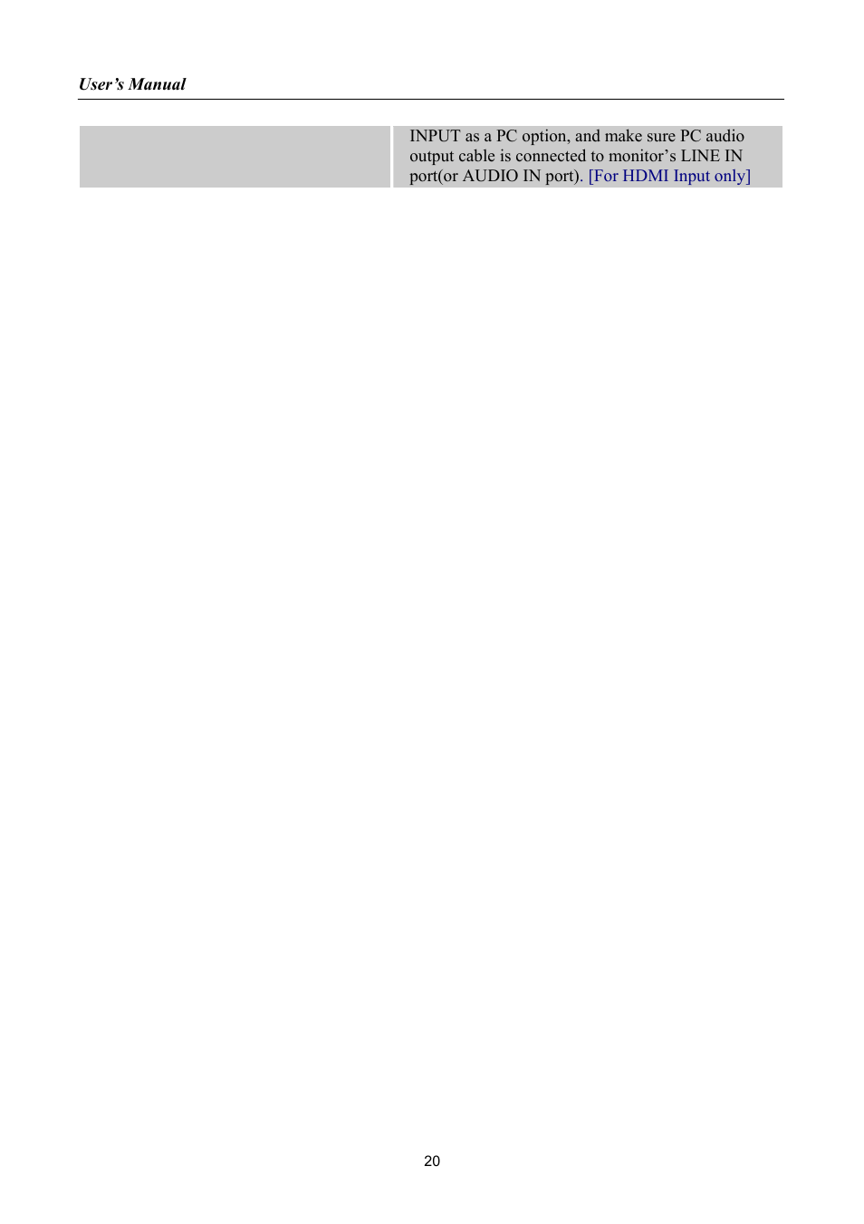 HANNspree LIQUID CRYSTAL DISPLAY HF237 User Manual | Page 20 / 23