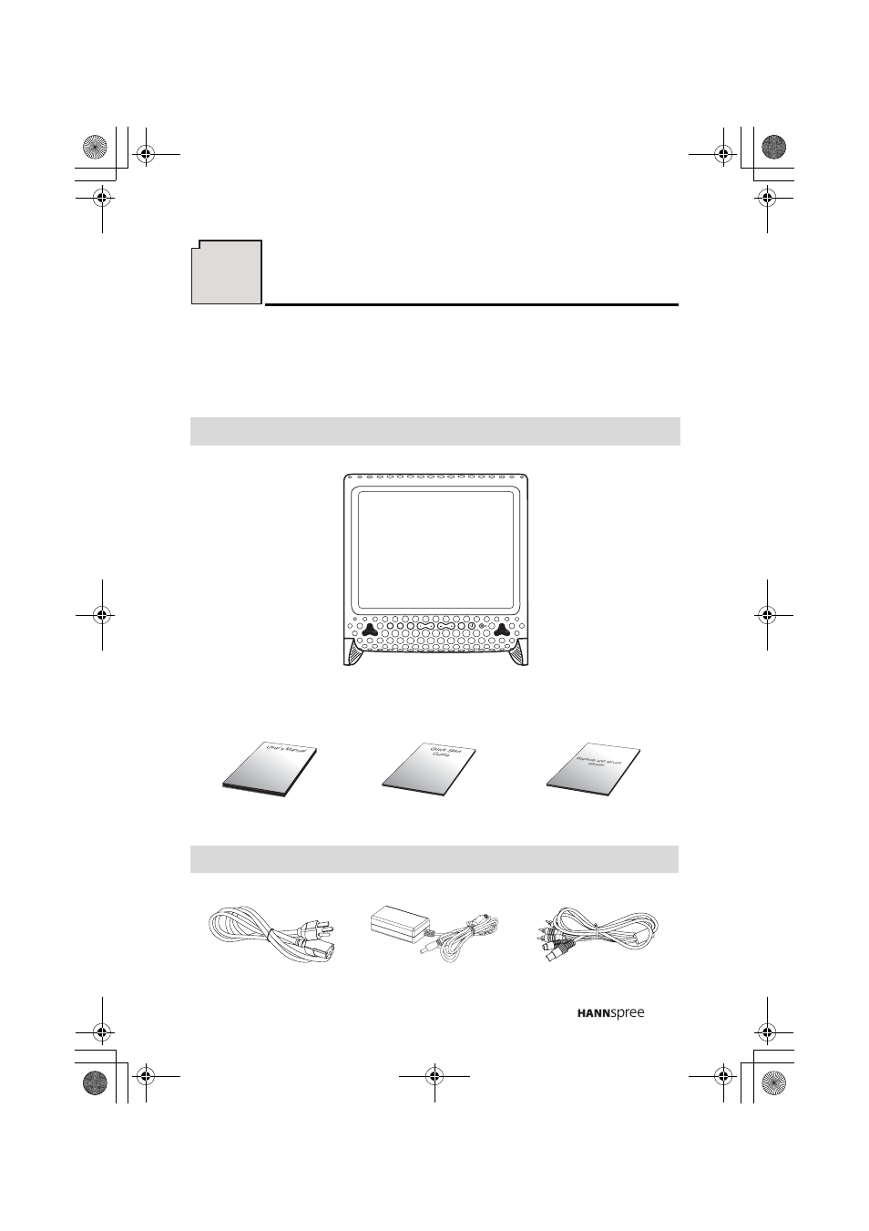 Checking package contents, Wire material package | HANNspree ST43-15A1 User Manual | Page 18 / 58