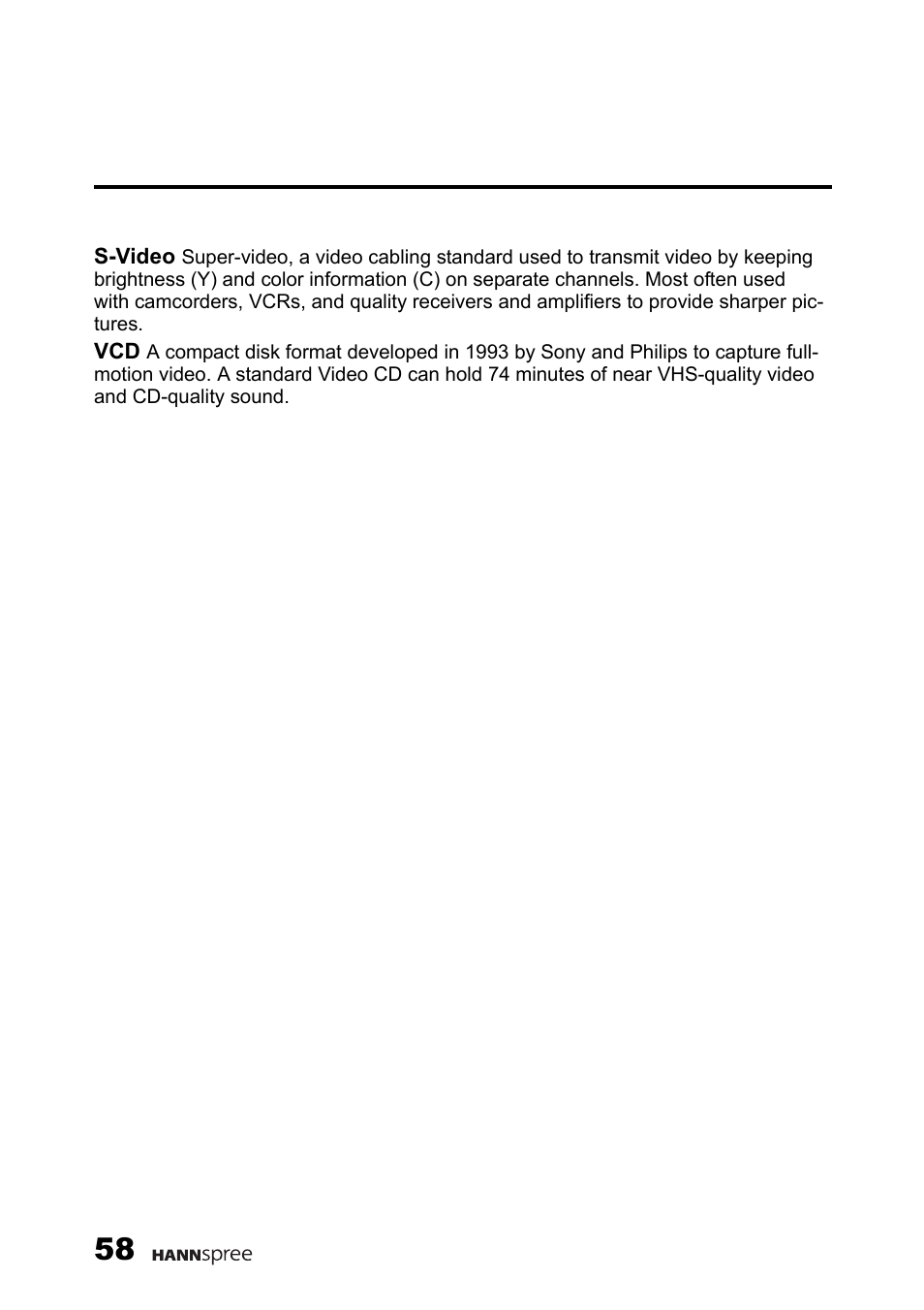 HANNspree 9.6" LIQUID CRYSTAL DISPLAY TELEVISION K209-10A1 User Manual | Page 59 / 59
