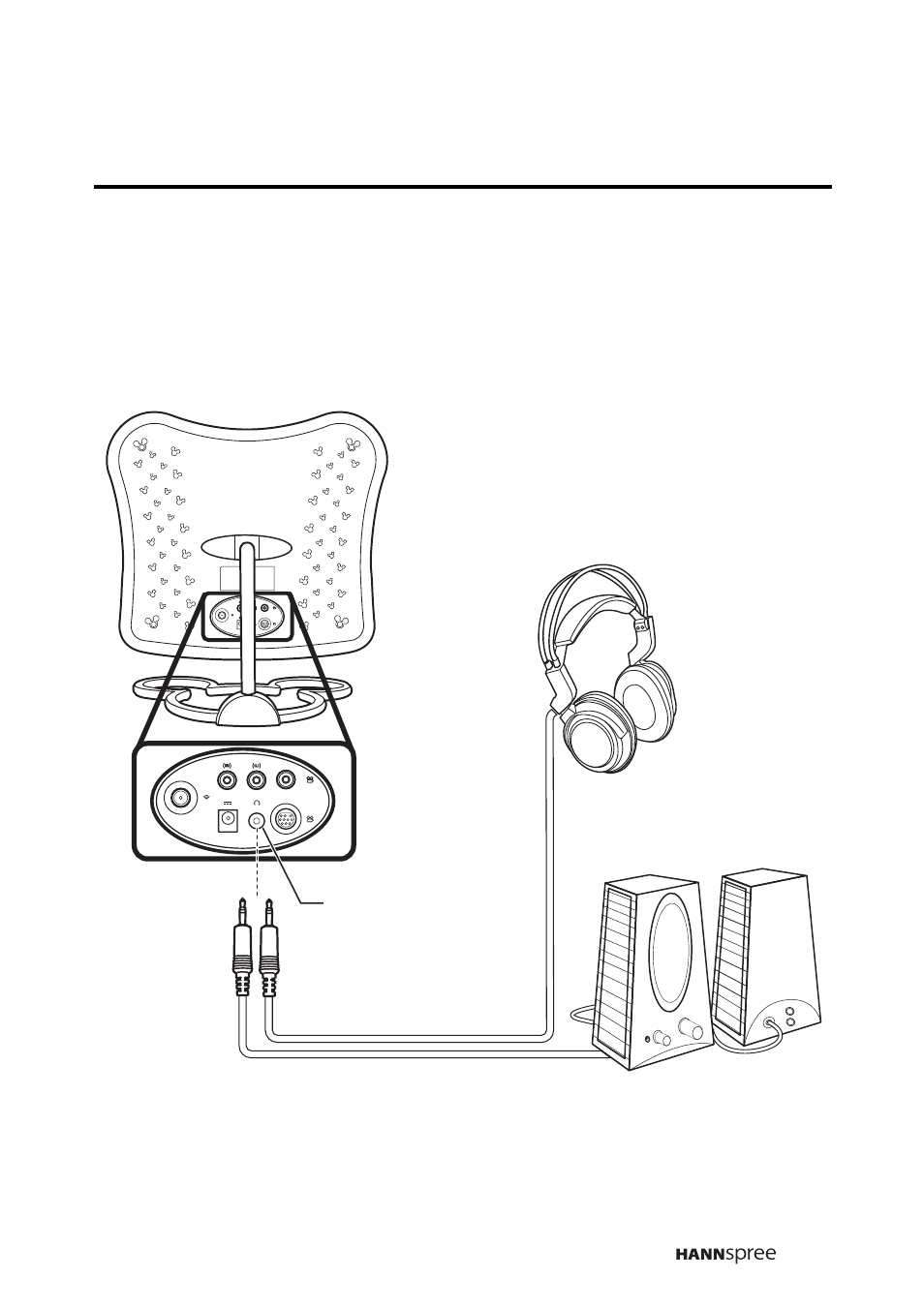 Connecting external speakers and headphones | HANNspree DT04-12A1 User Manual | Page 24 / 59