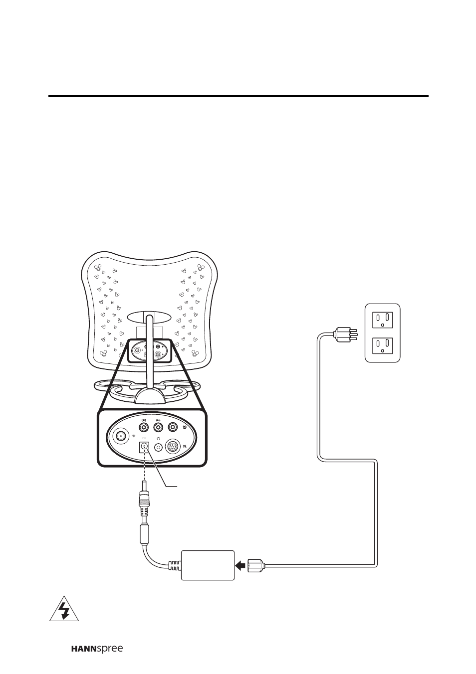 Connecting the power adapter | HANNspree DT04-12A1 User Manual | Page 25 / 59