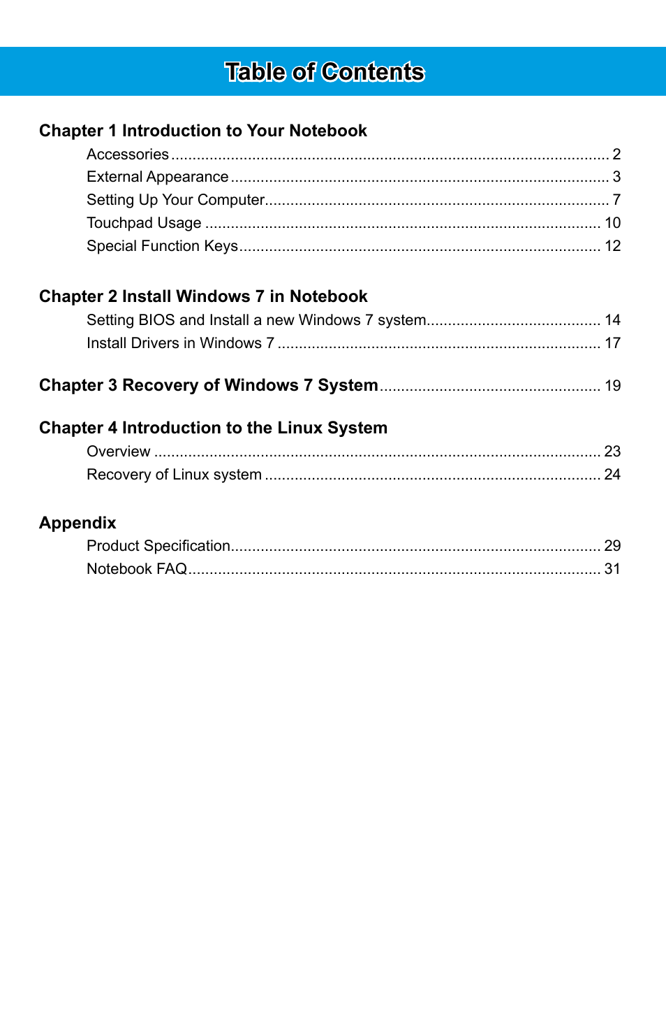 HANNspree HansBook SN12E2 User Manual | Page 4 / 37