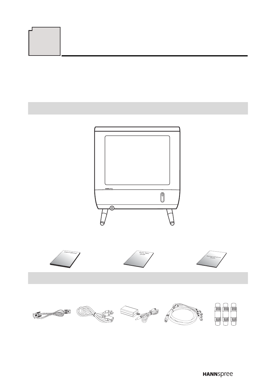 Checking package contents, Wire material package | HANNspree LT0B-15A1 User Manual | Page 18 / 72
