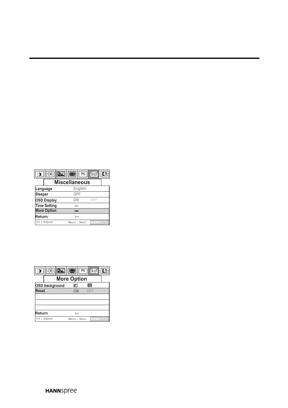 Reset | HANNspree LT0B-15A1 User Manual | Page 65 / 72