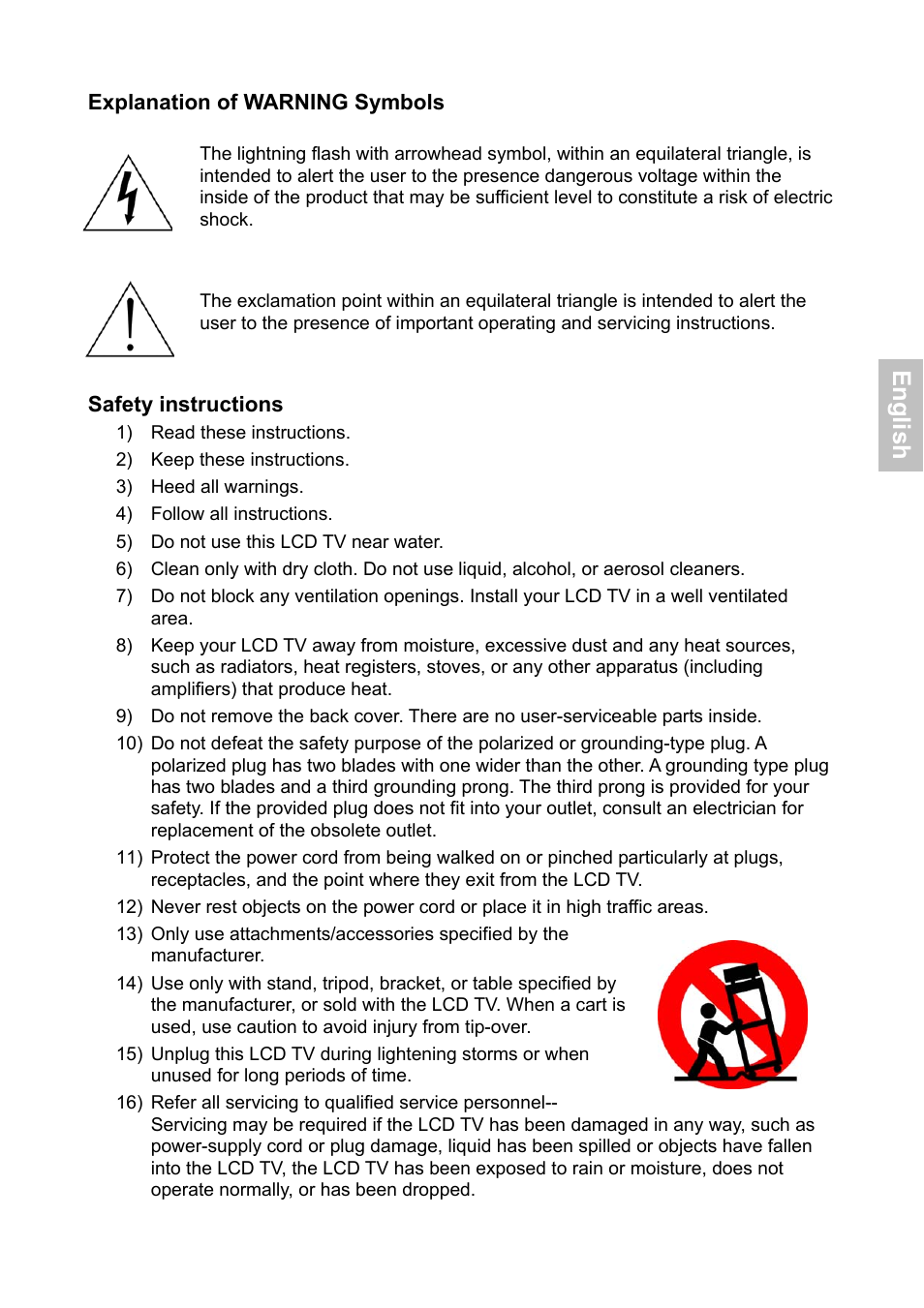En g lis h | HANNspree XV Series 32 User Manual | Page 2 / 91