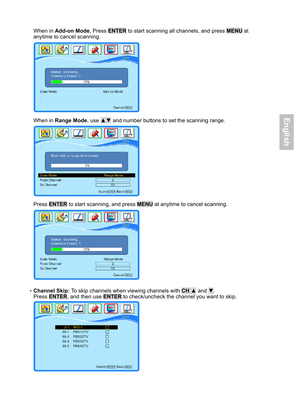 En g lis h | HANNspree XV Series 32 User Manual | Page 22 / 91