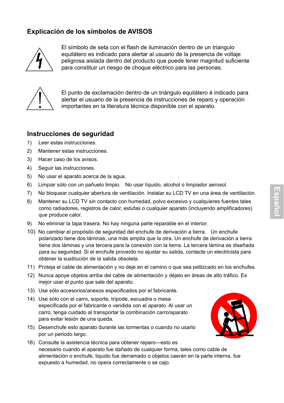 Esp añ o l | HANNspree XV Series 32 User Manual | Page 32 / 91