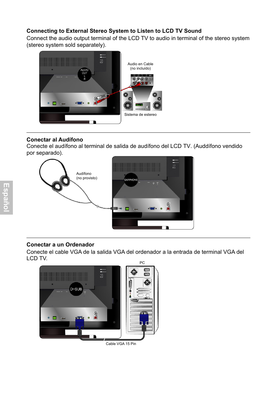 Esp añ o l | HANNspree XV Series 32 User Manual | Page 43 / 91