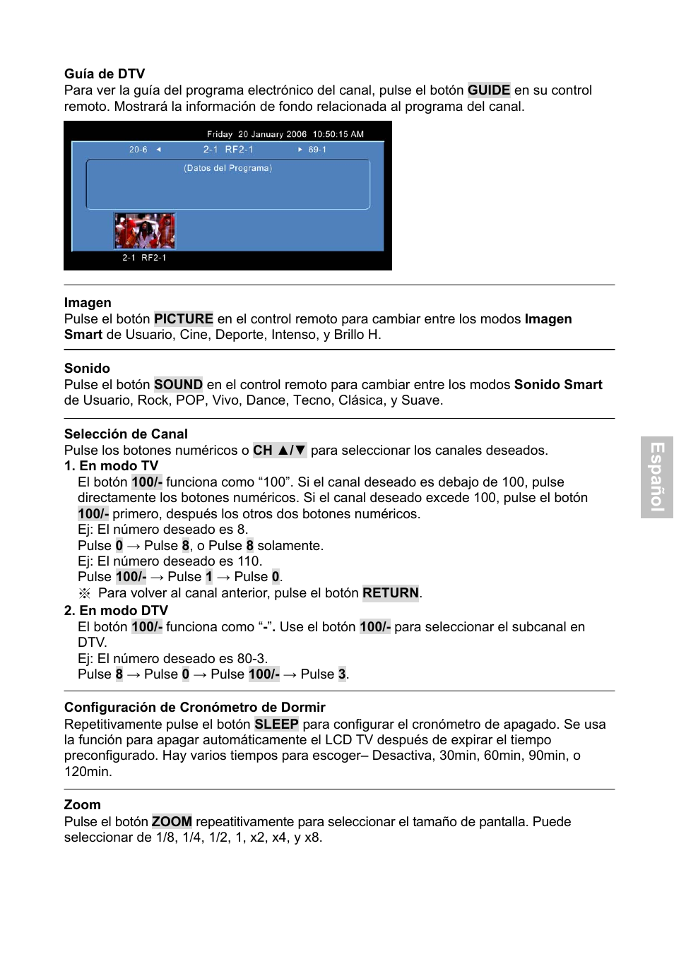 Esp añ o l | HANNspree XV Series 32 User Manual | Page 46 / 91