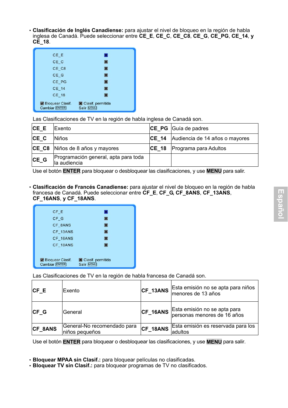 Esp añ o l | HANNspree XV Series 32 User Manual | Page 56 / 91