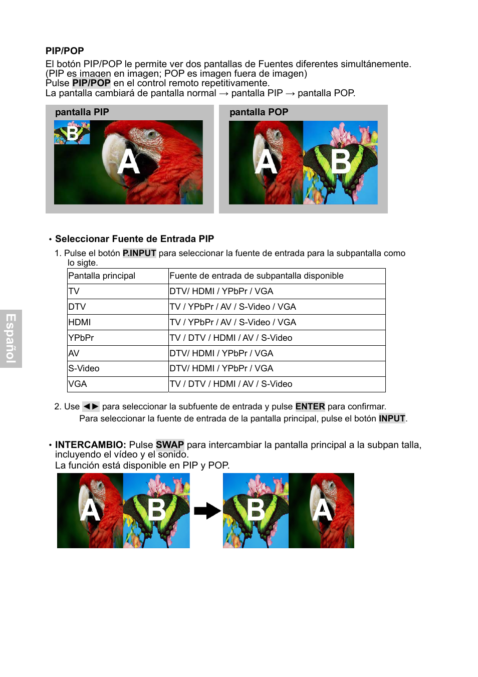 Esp añ o l | HANNspree XV Series 32 User Manual | Page 57 / 91