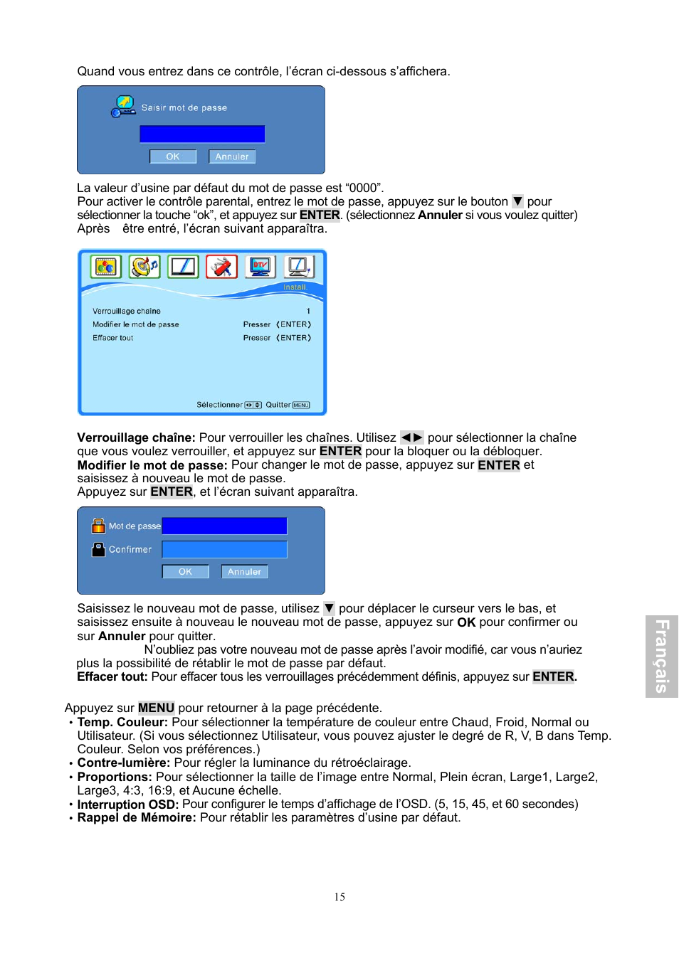 Fra n ça is | HANNspree XV Series 32 User Manual | Page 80 / 91