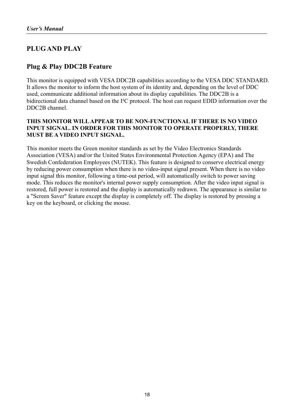 Plug and play | HANNspree HF257 User Manual | Page 18 / 23