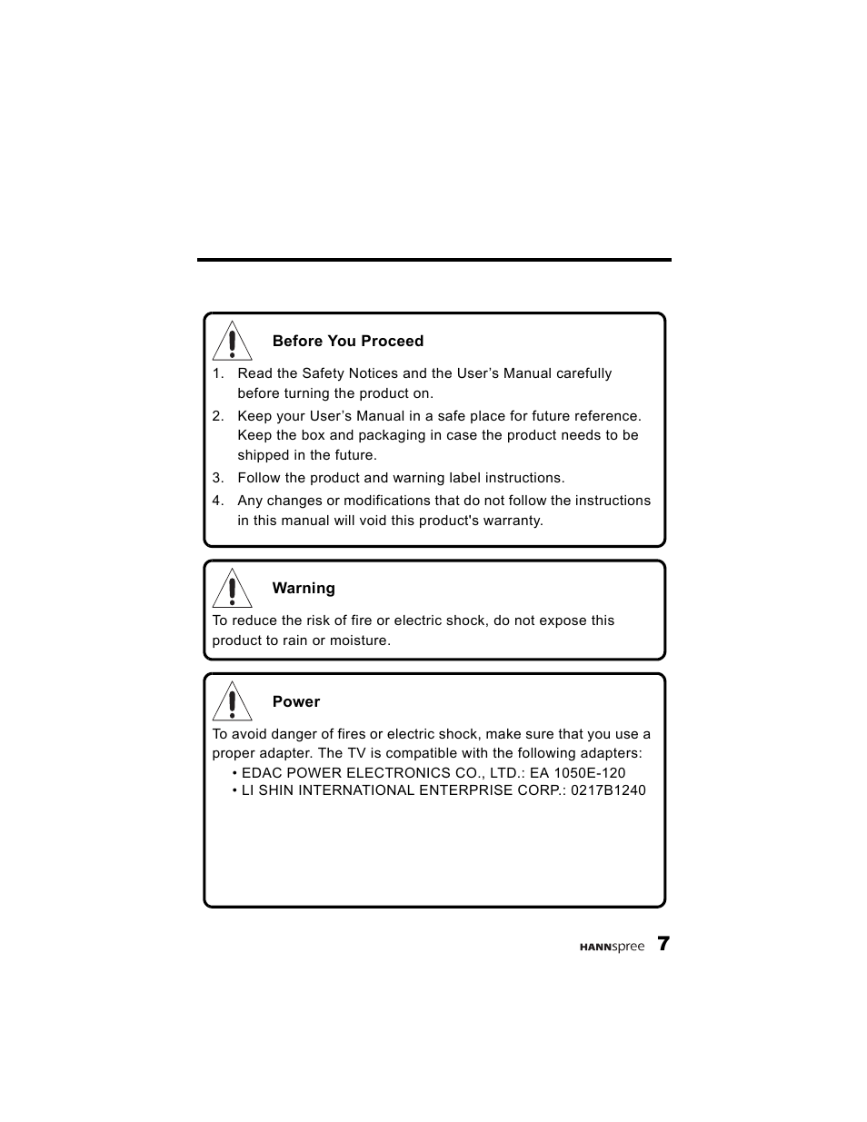 HANNspree K215-10A1 User Manual | Page 8 / 60