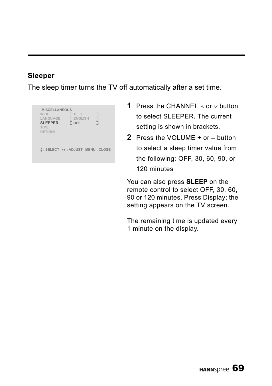 Sleeper | HANNspree LT11-23A1 User Manual | Page 70 / 81