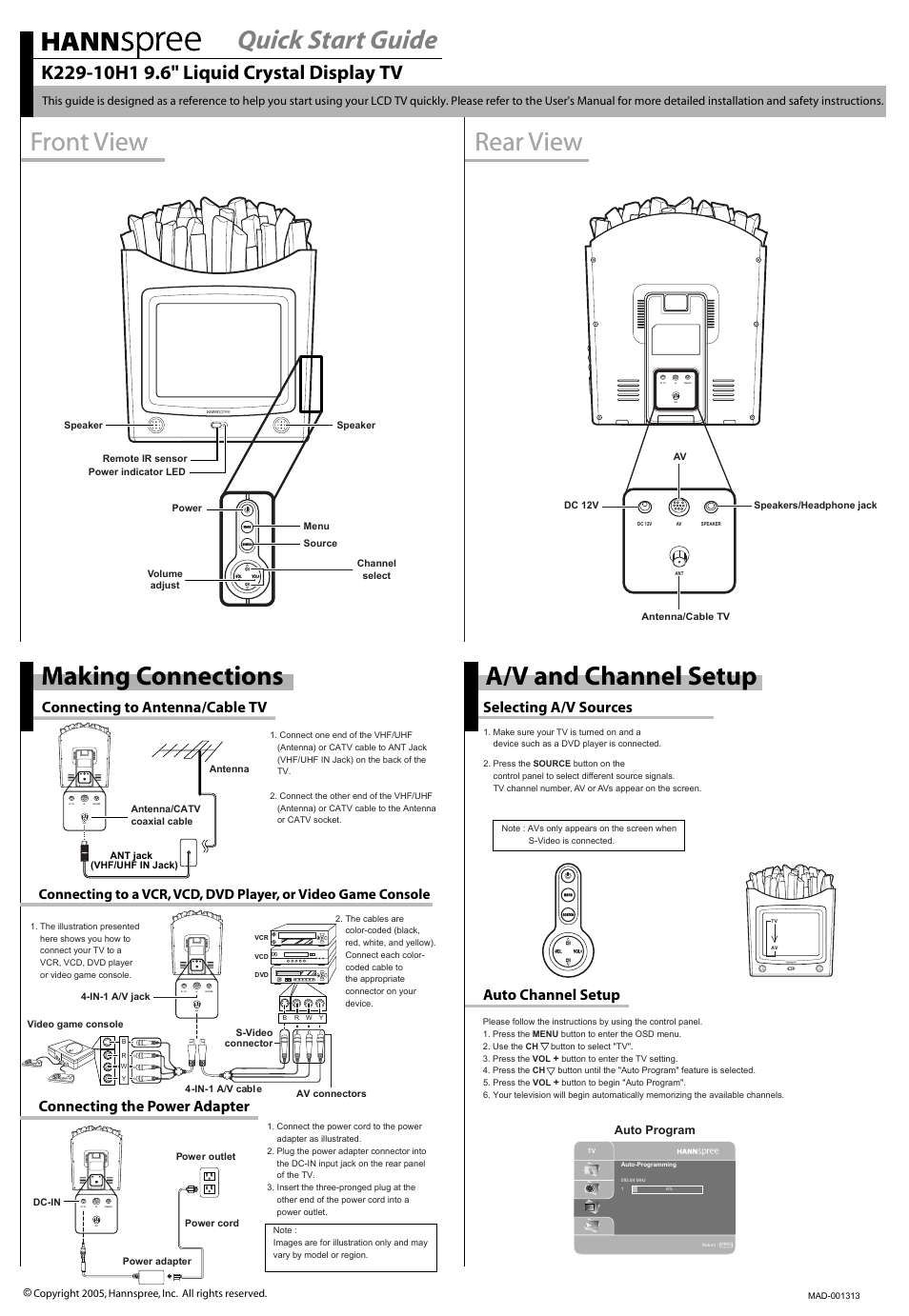 HANNspree K229-10H1 User Manual | 1 page