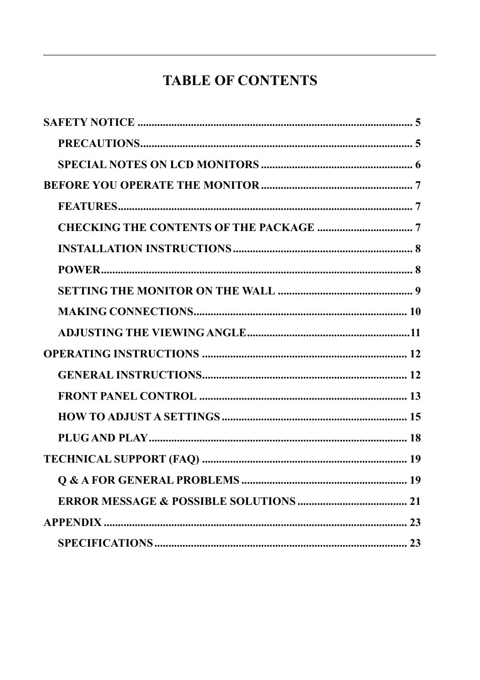 HANNspree SM198 User Manual | Page 4 / 23