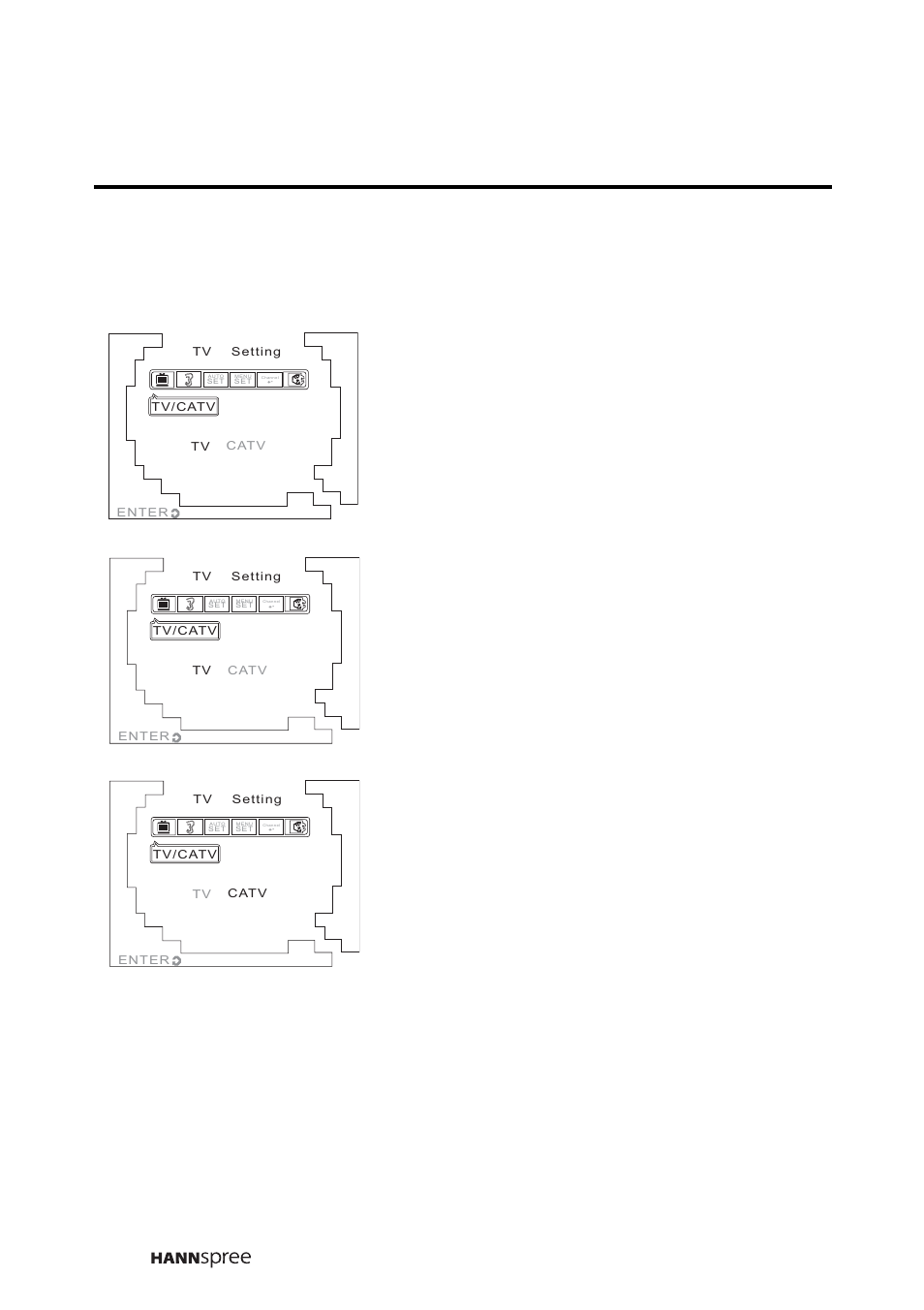 Receiving broadcast tv, Receiving cable tv, Tv/catv | HANNspree K206-10A1 User Manual | Page 43 / 62