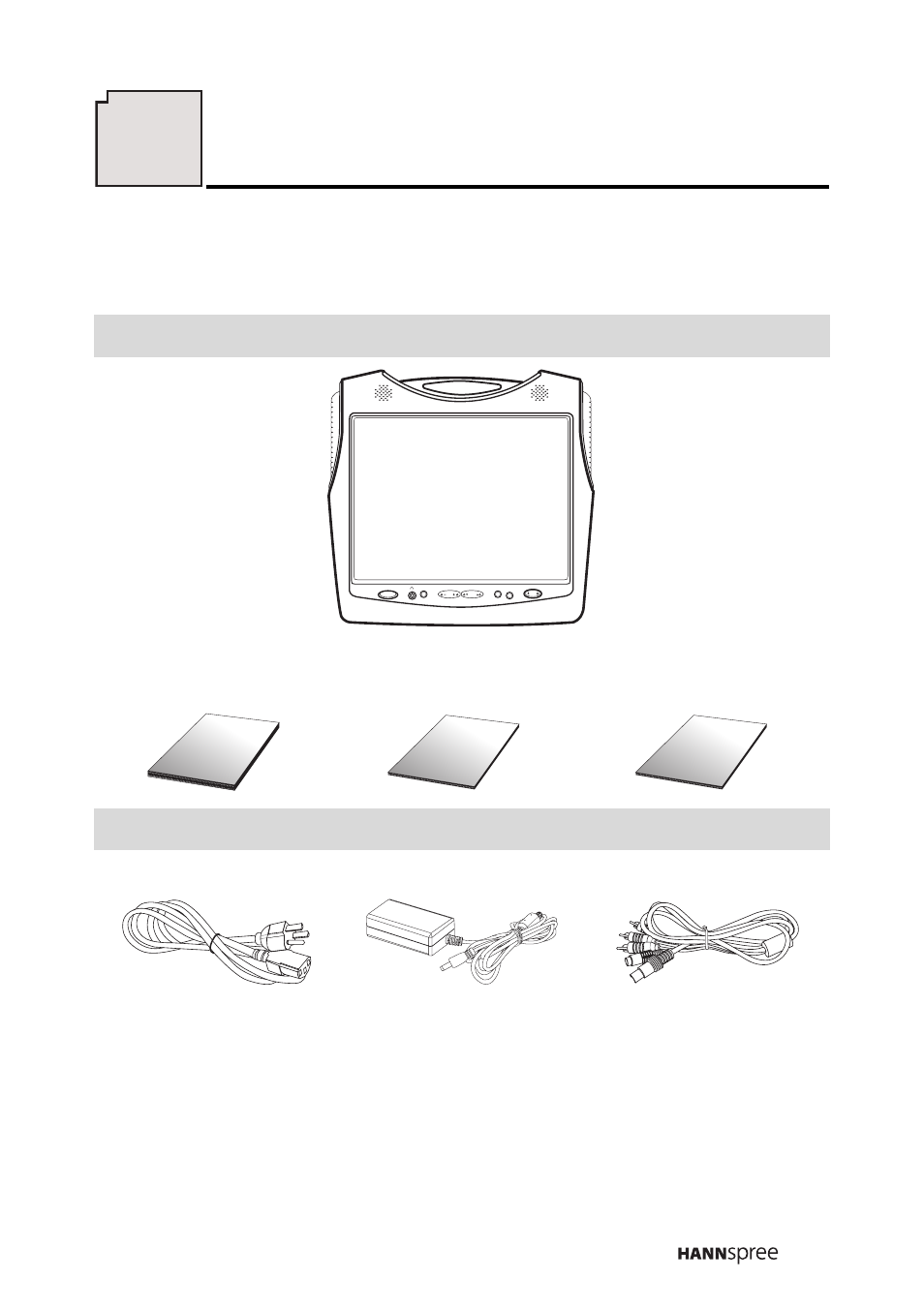 Checking package contents, Wire material package, Power cord power adapter 4-in-1 cable | HANNspree ST02-15A1 User Manual | Page 18 / 66