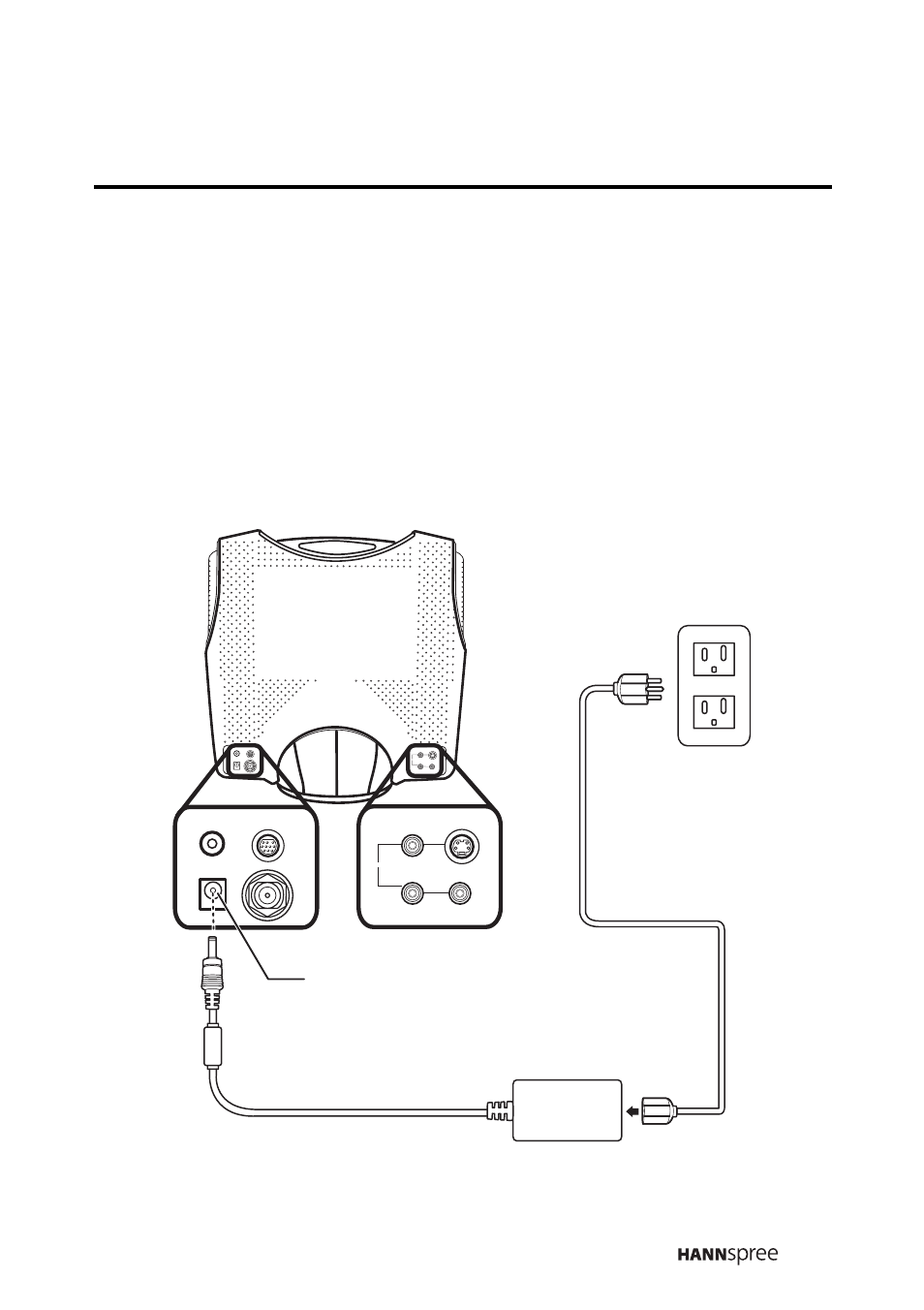 Connecting the power adapter | HANNspree ST02-15A1 User Manual | Page 28 / 66