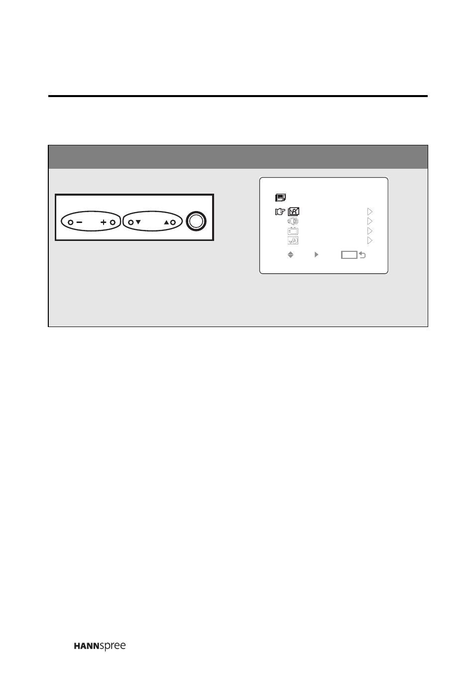 Picture setting, Press the vol up button to enter the picture menu, Press menu to enter the osd main menu screen | HANNspree ST02-15A1 User Manual | Page 33 / 66