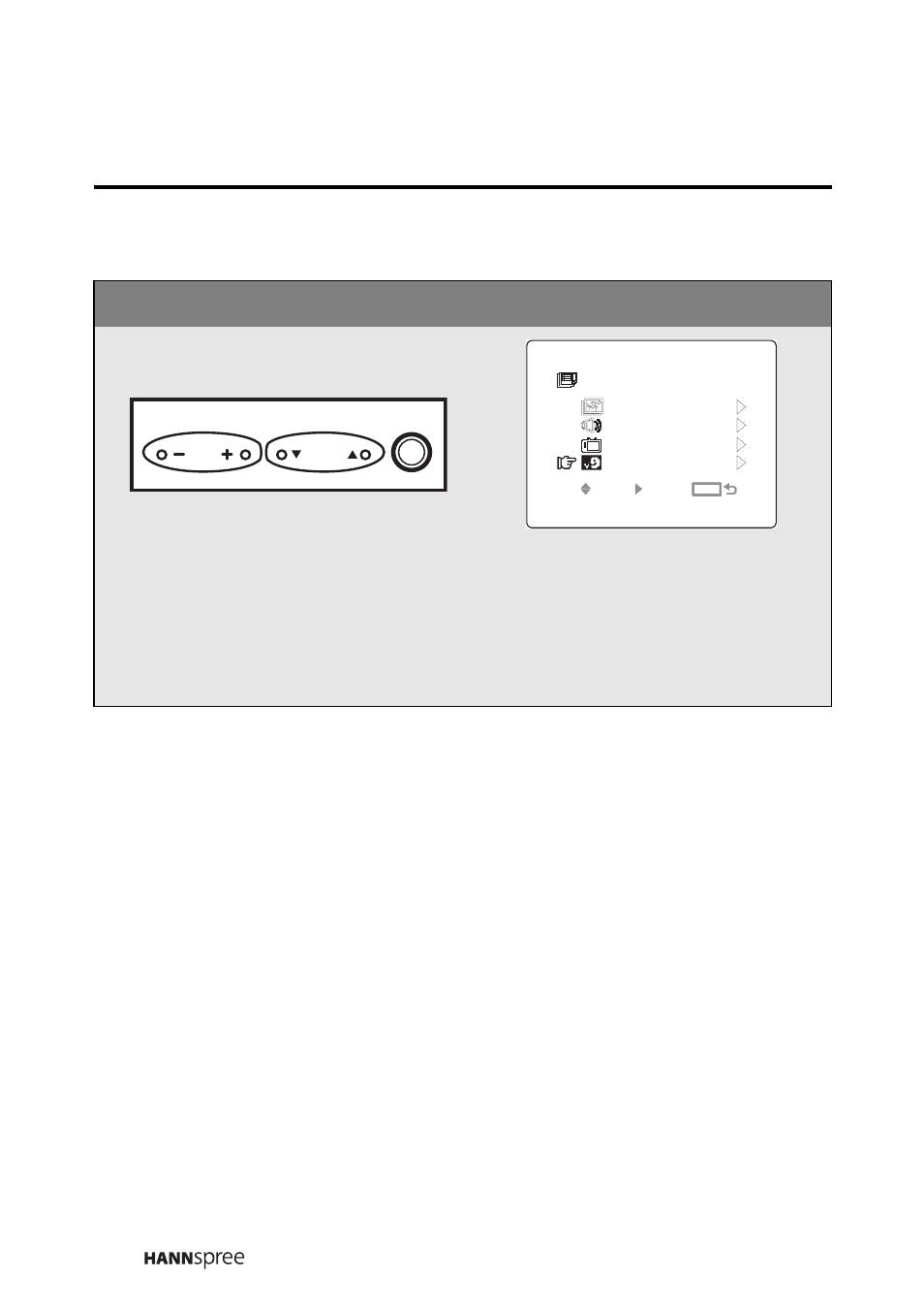 Customize setting, Press menu to enter the osd main menu screen, Press the ch up/ ch down button to select audio | Press the vol up button to enter thecustomize menu | HANNspree ST02-15A1 User Manual | Page 51 / 66