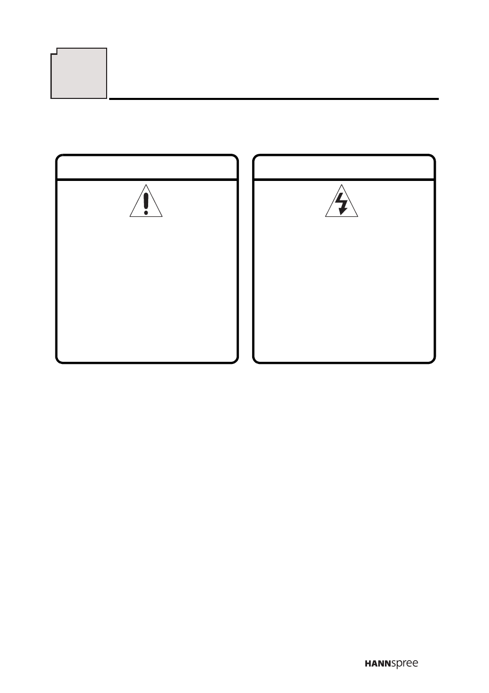 Description of warning symbols | HANNspree ST02-15A1 User Manual | Page 6 / 66