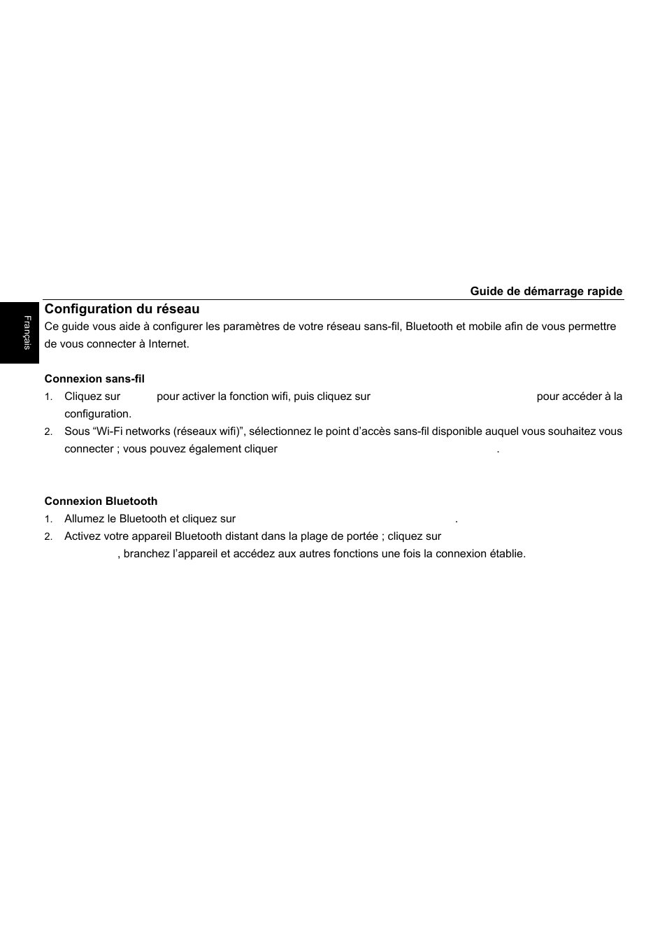 Configuration du réseau | HANNspree SN10T1 User Manual | Page 20 / 32