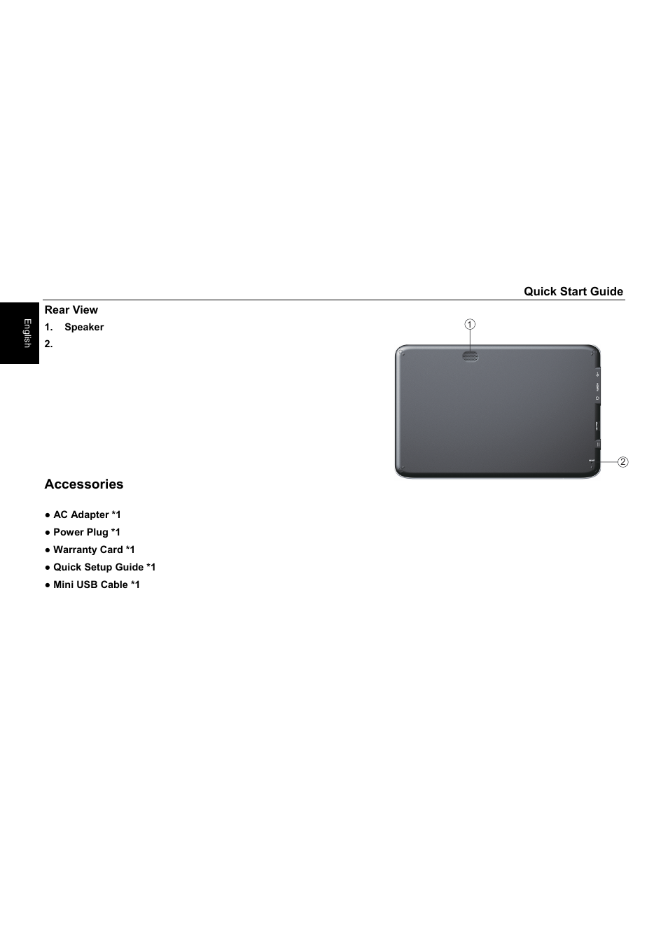 Accessories | HANNspree SN10T1 User Manual | Page 6 / 32